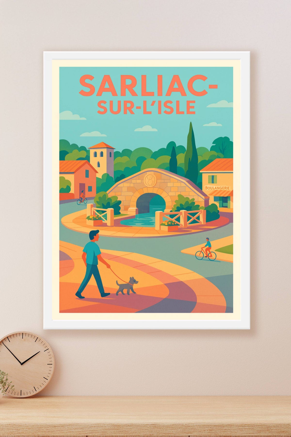 Affiche de Sarliac-sur-l'Isle - Charme et sérénité au bord de l'eau