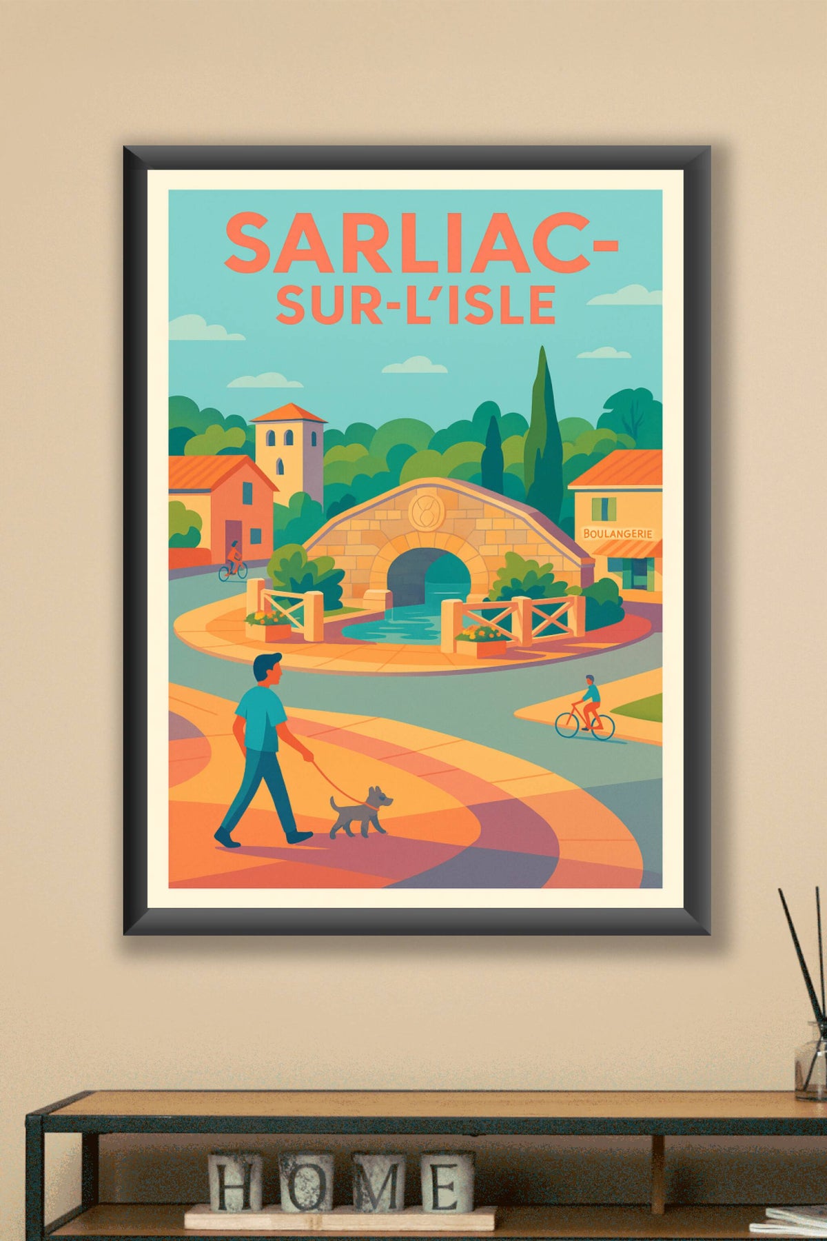 Affiche de Sarliac-sur-l'Isle - Charme et sérénité au bord de l'eau