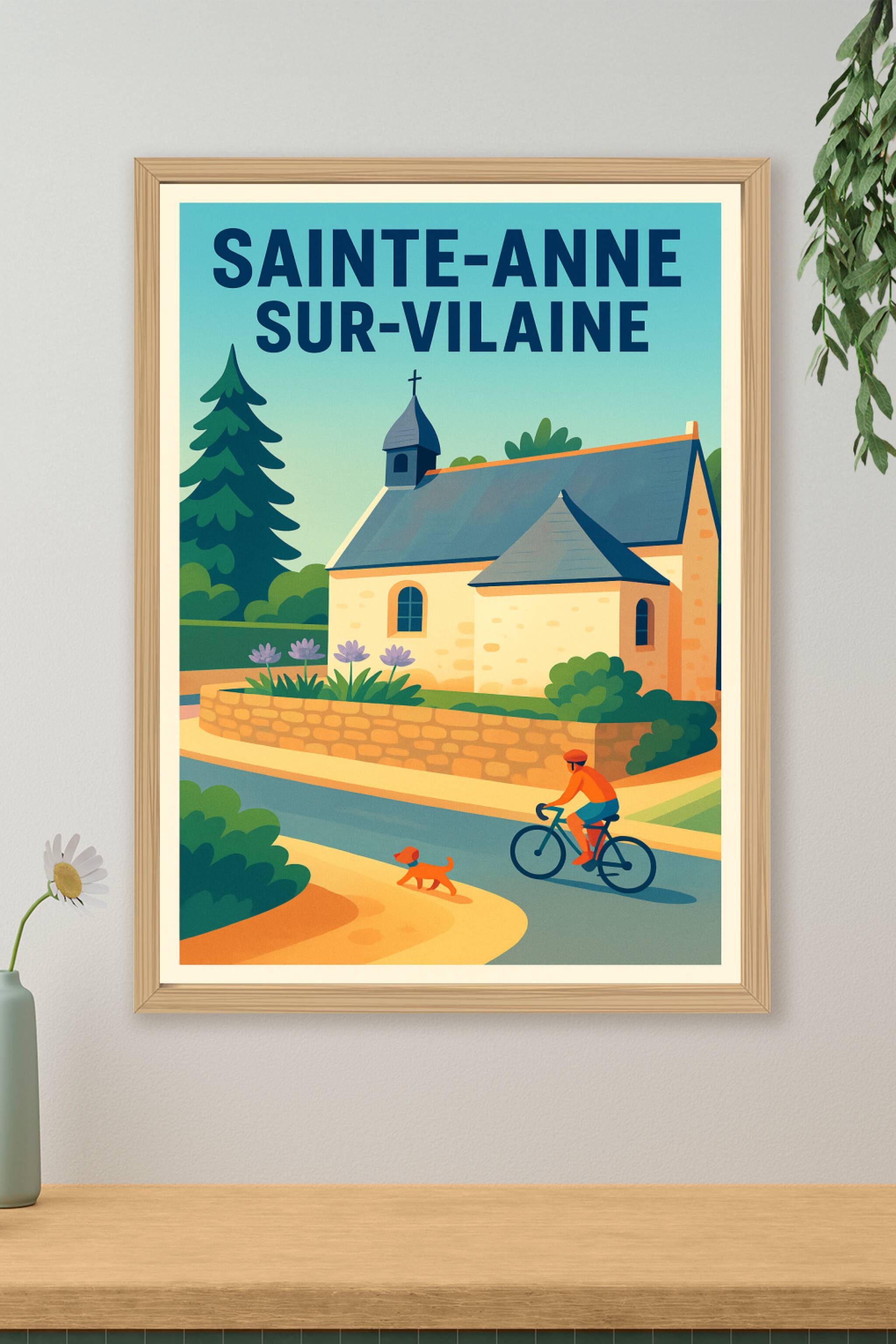 Affiche de Sainte-Anne-sur-Vilaine - Charme bucolique et douceur de vivre