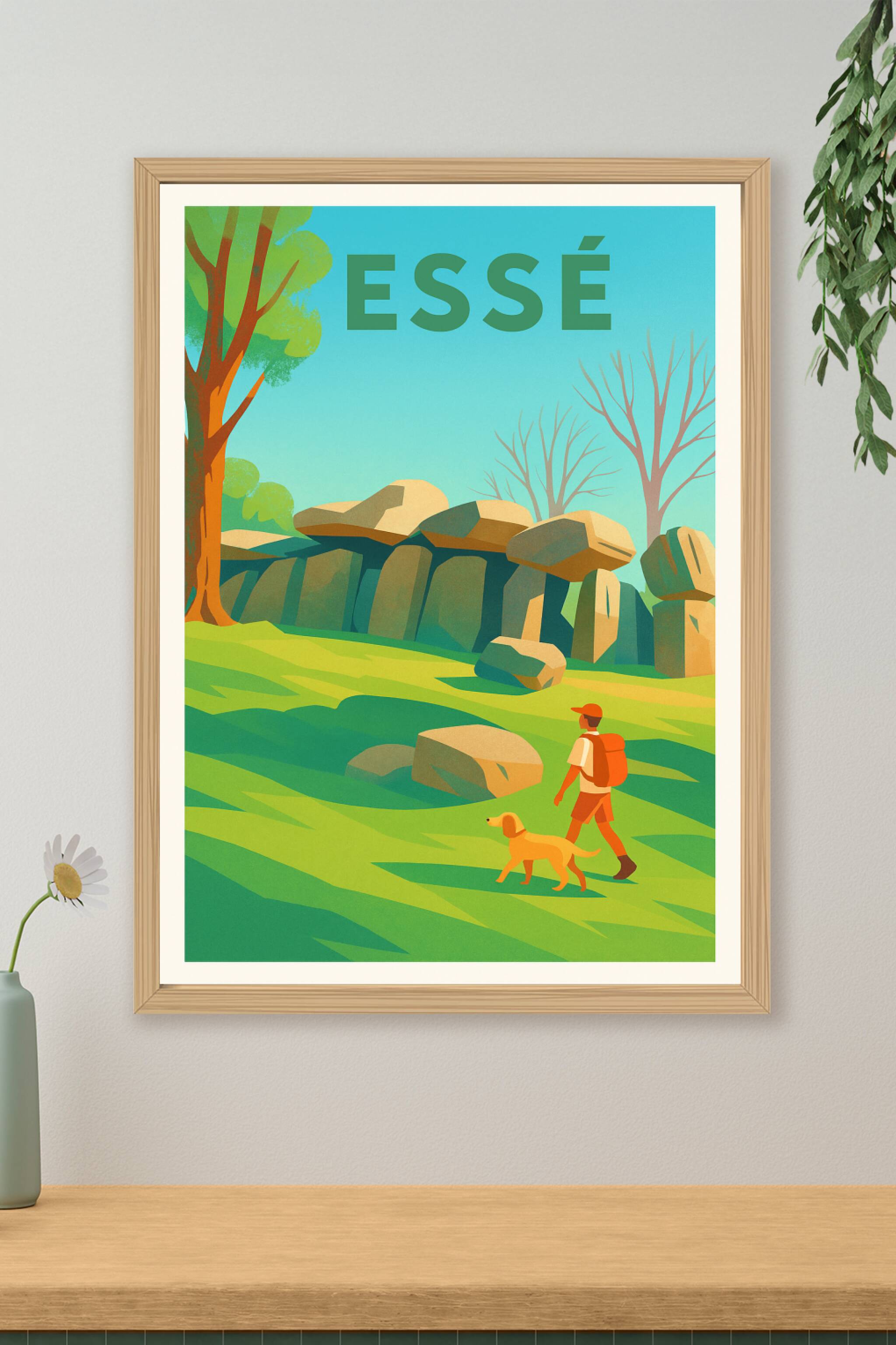 Affiche de Essé - Promenade au cœur des dolmens