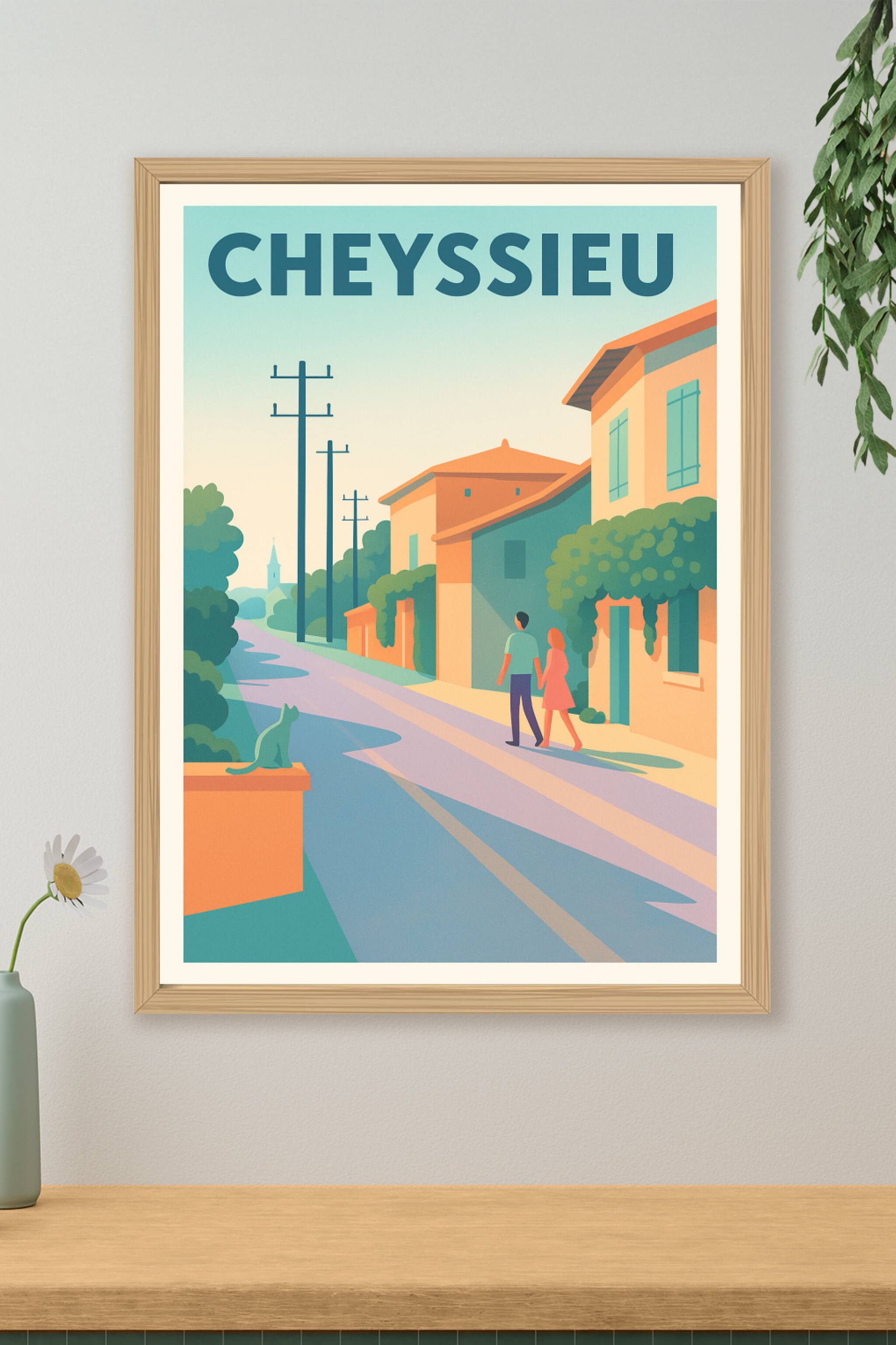 Affiche de Cheyssieu - Une promenade paisible au cœur du village