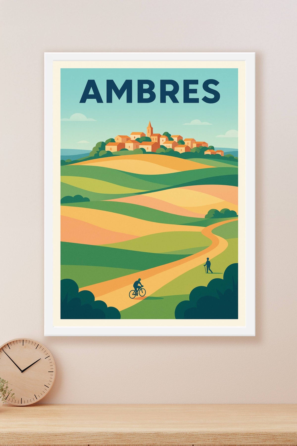 Affiche de Ambres - Le charme paisible de la campagne
