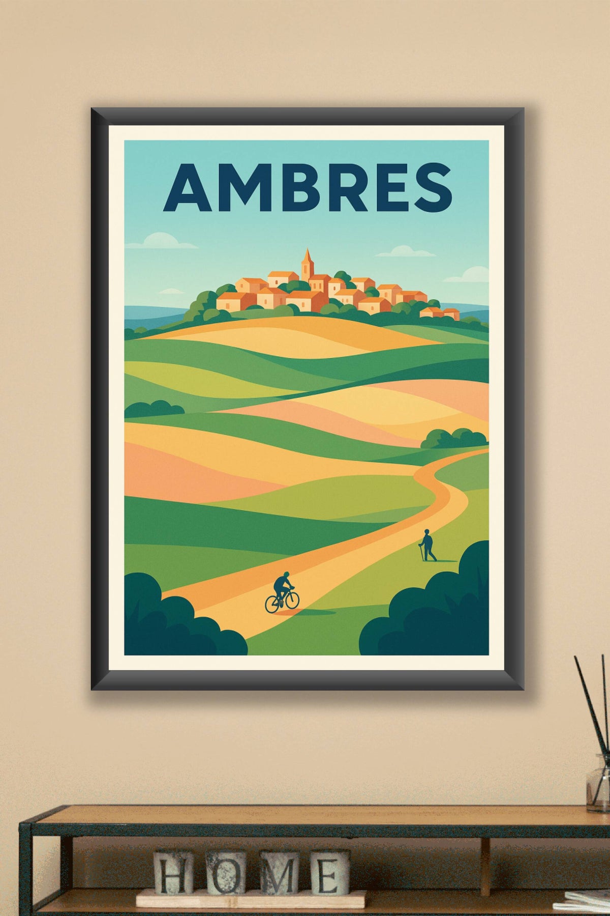 Affiche de Ambres - Le charme paisible de la campagne