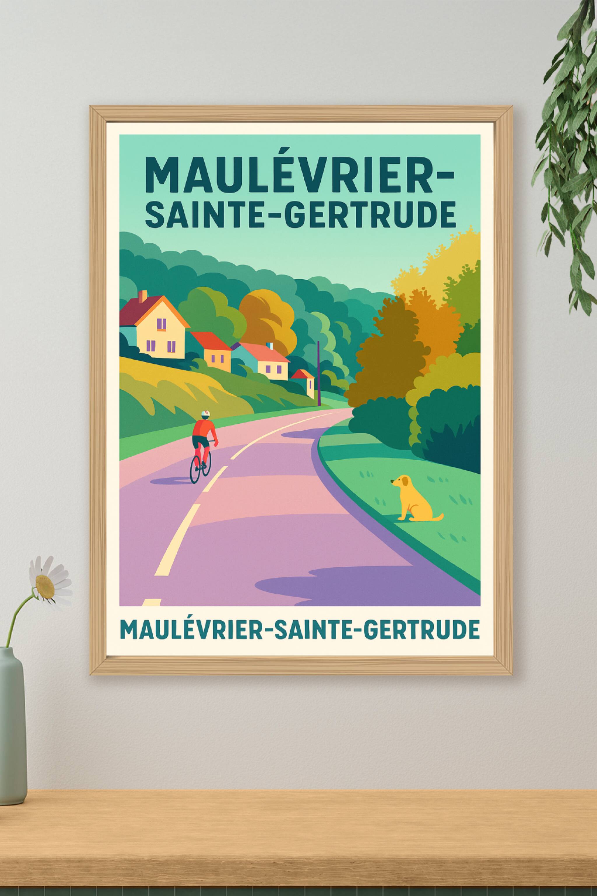 Affiche de Maulévrier-Sainte-Gertrude - Échappée nature et sérénité