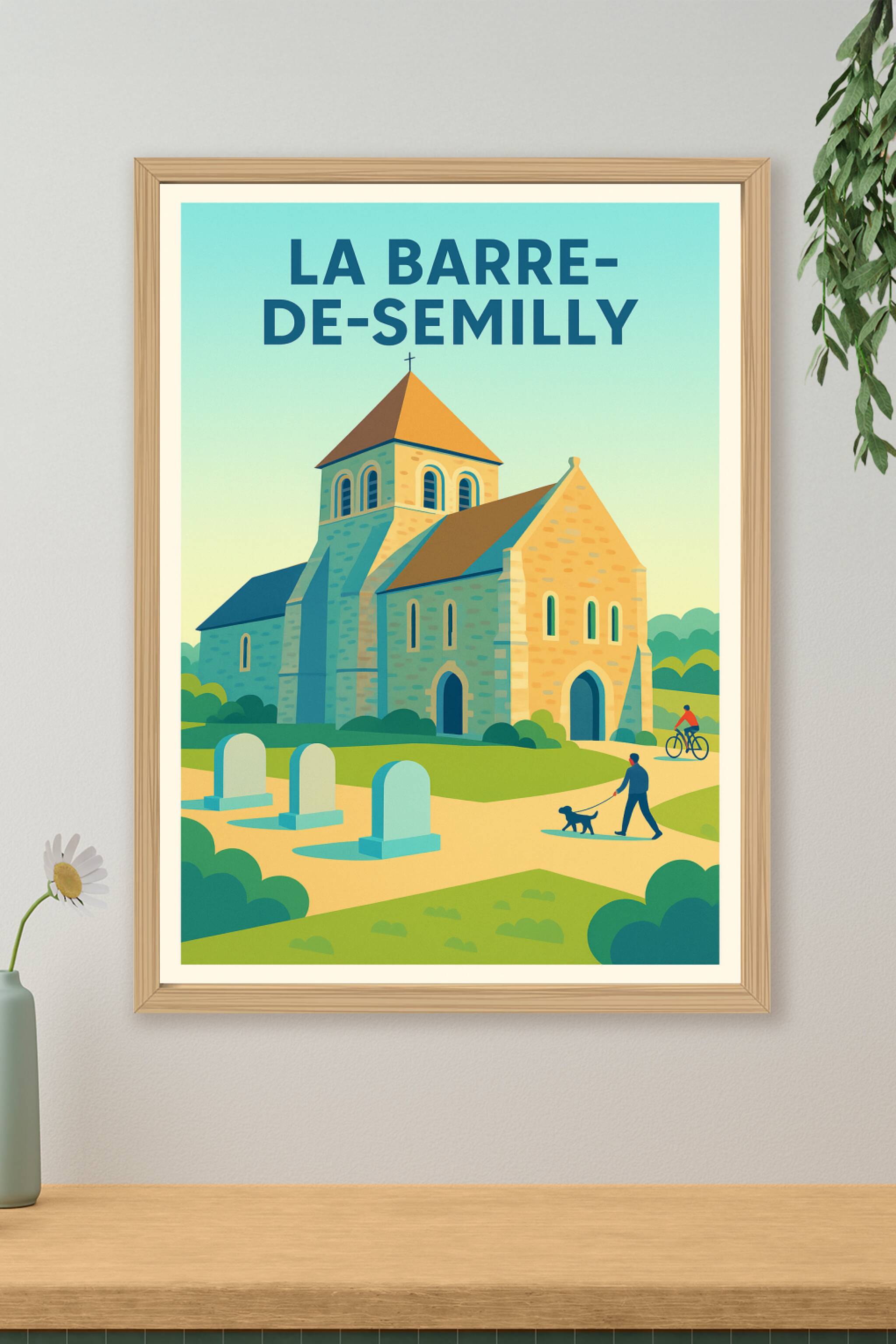 Affiche de La Barre-de-Semilly - Patrimoine paisible au cœur de la nature