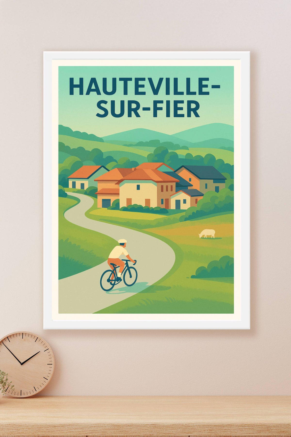 Affiche de Hauteville-sur-Fier - Escapade bucolique à vélo