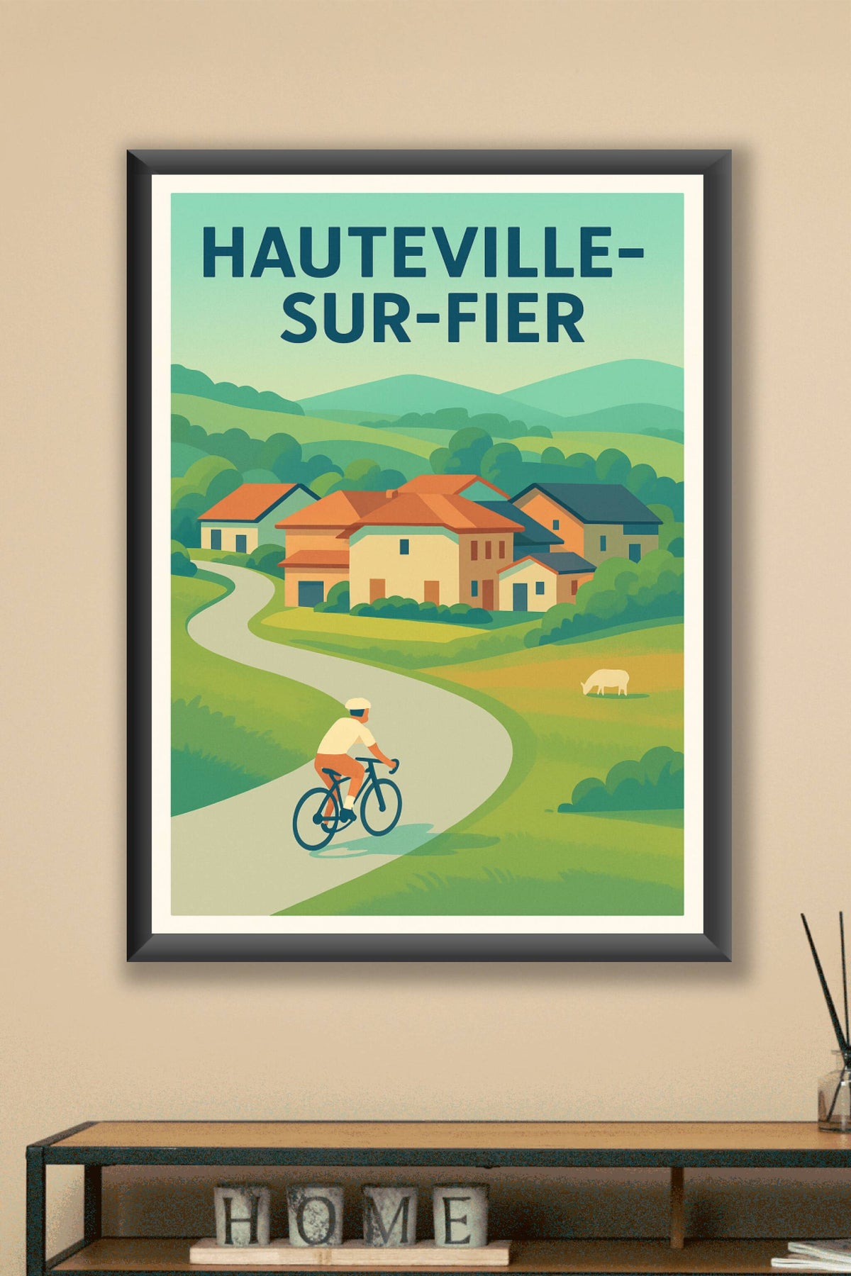 Affiche de Hauteville-sur-Fier - Escapade bucolique à vélo