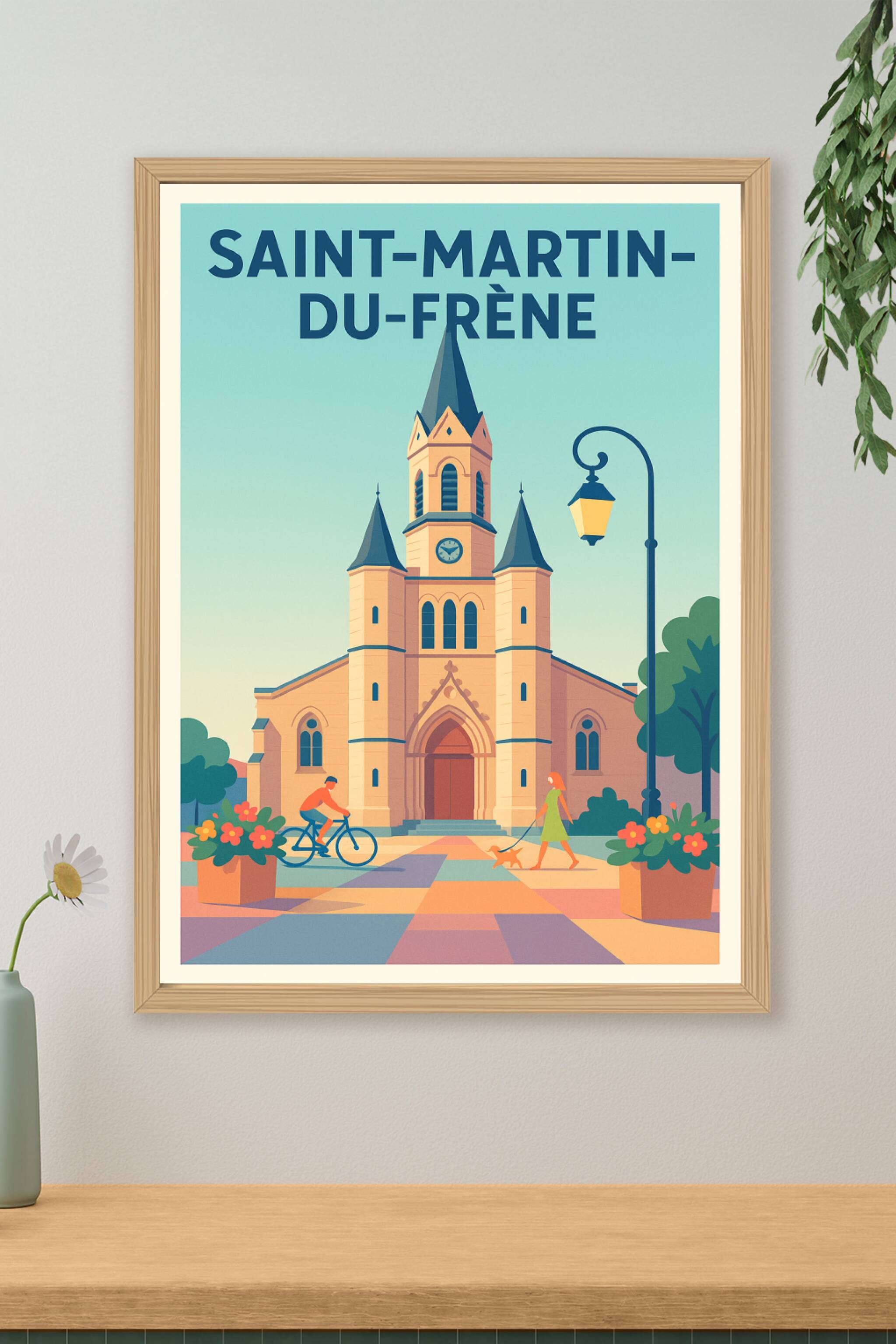 Affiche de Saint-Martin-du-Frêne - Charme et sérénité au cœur du village