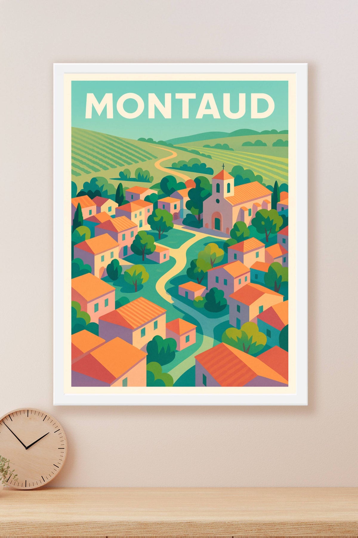 Affiche de Montaud - Charme bucolique au cœur de la nature