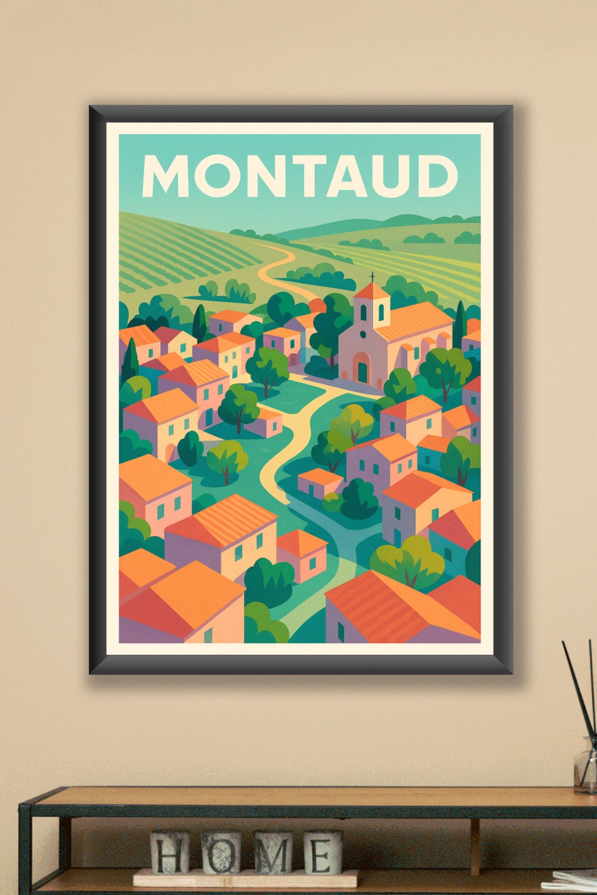 Affiche de Montaud - Charme bucolique au cœur de la nature