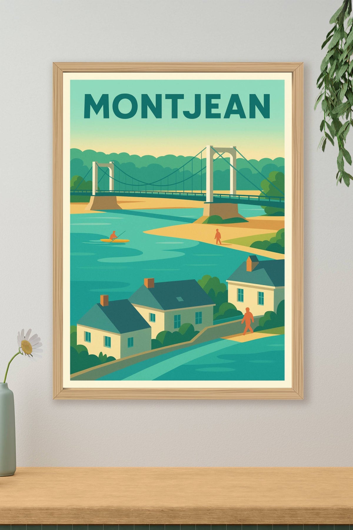 Affiche de Montjean - L’élégance paisible au fil de l'eau