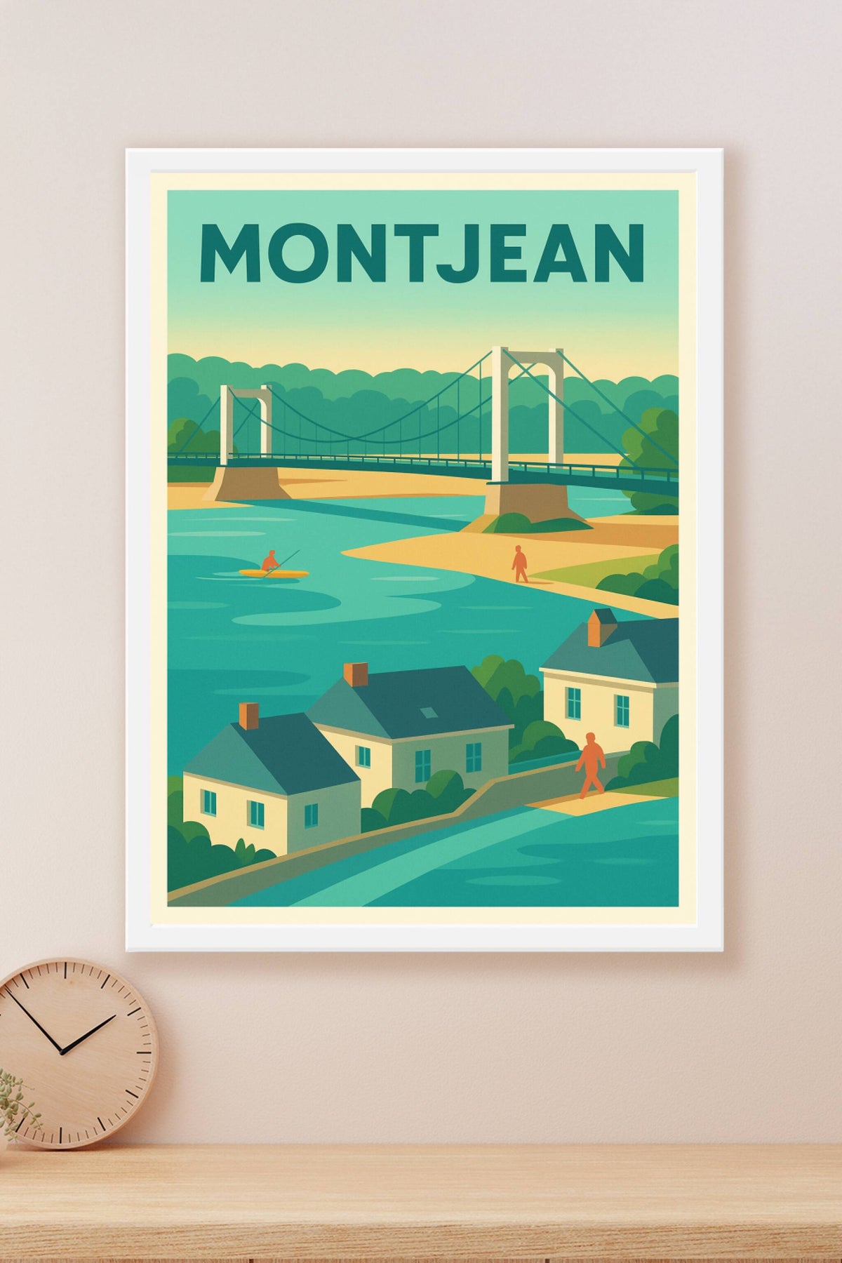 Affiche de Montjean - L’élégance paisible au fil de l'eau