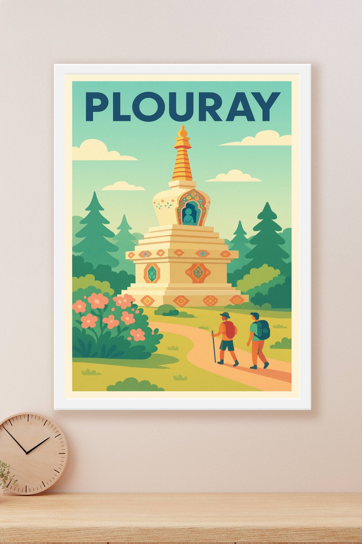 Affiche de Plouray - Évasion et nature au cœur de la Bretagne