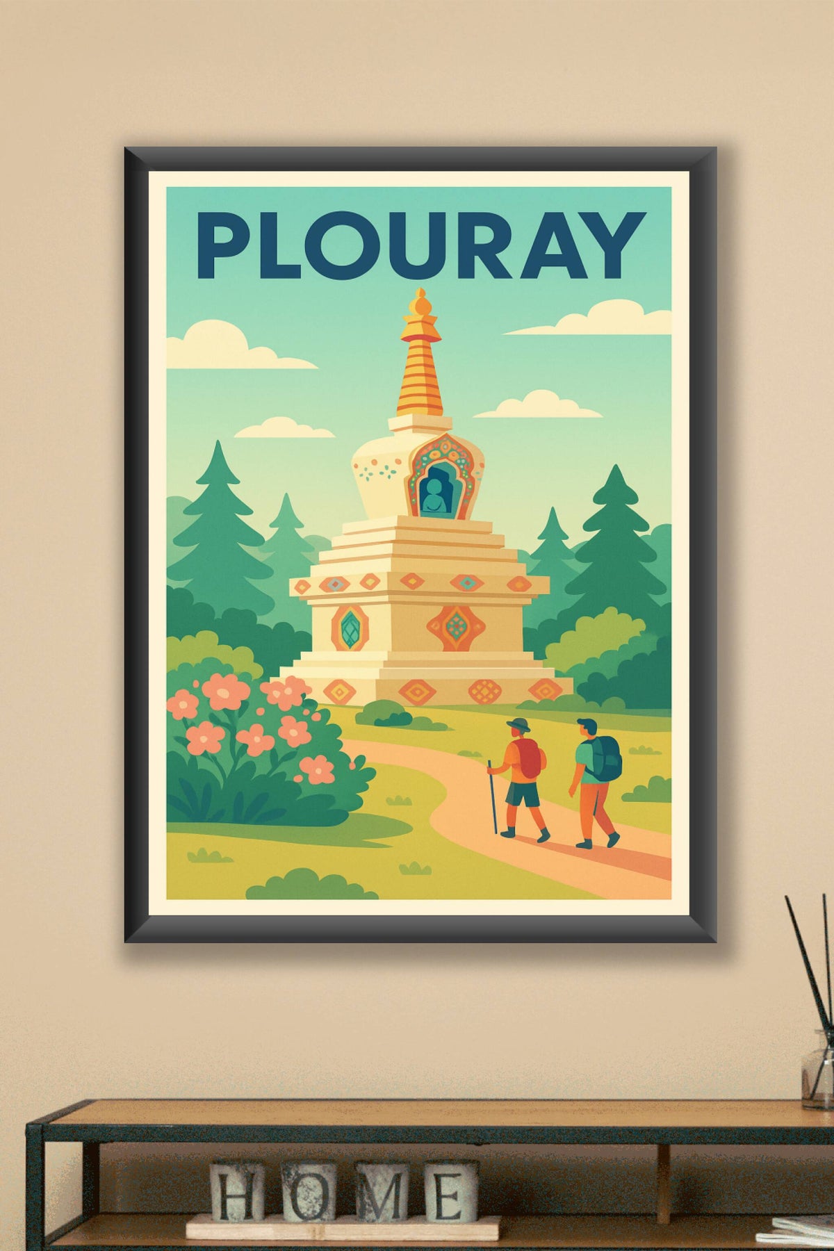 Affiche de Plouray - Évasion et nature au cœur de la Bretagne