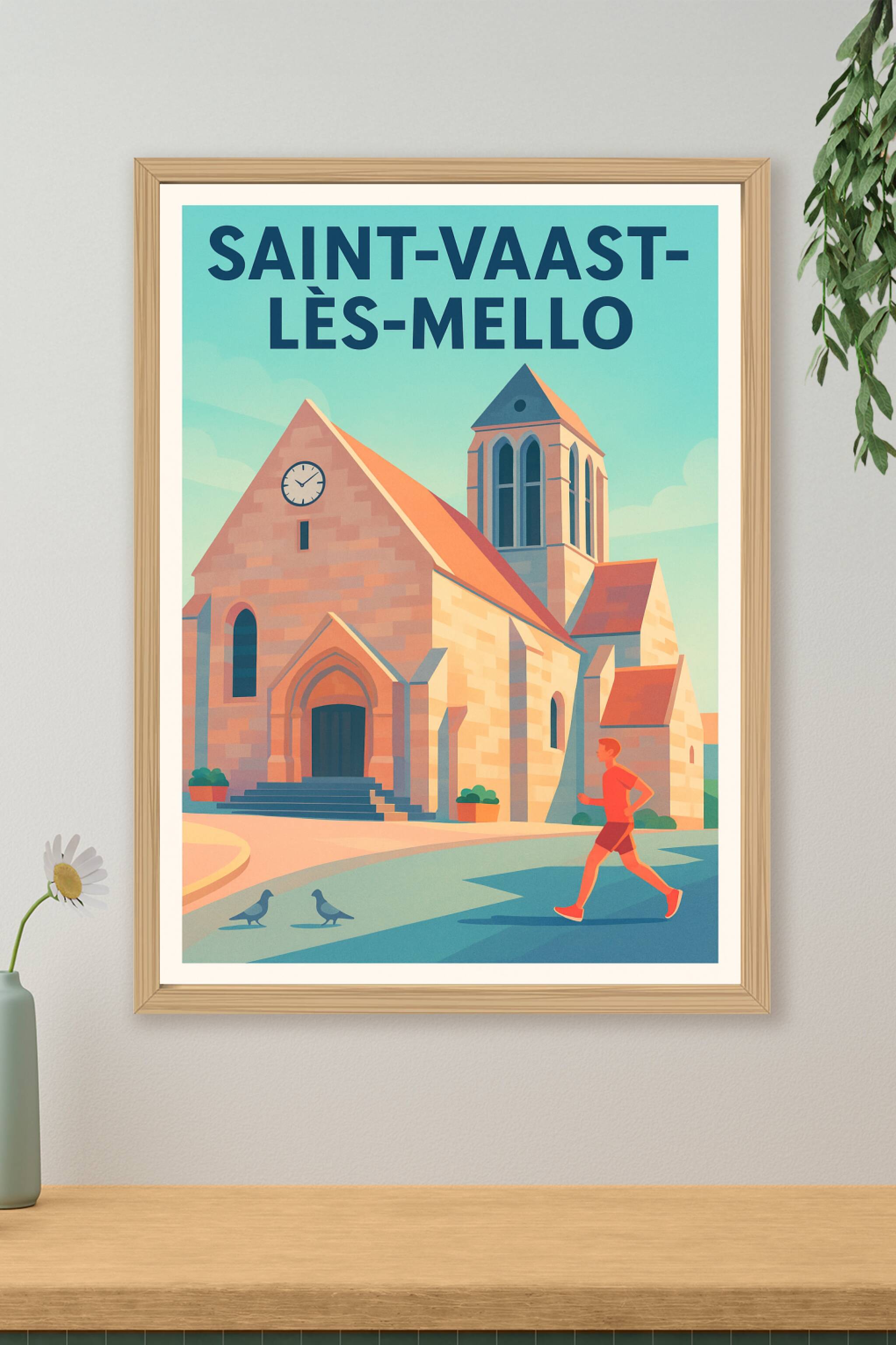 Affiche de Saint-Vaast-lès-Mello - Charme et sérénité au quotidien