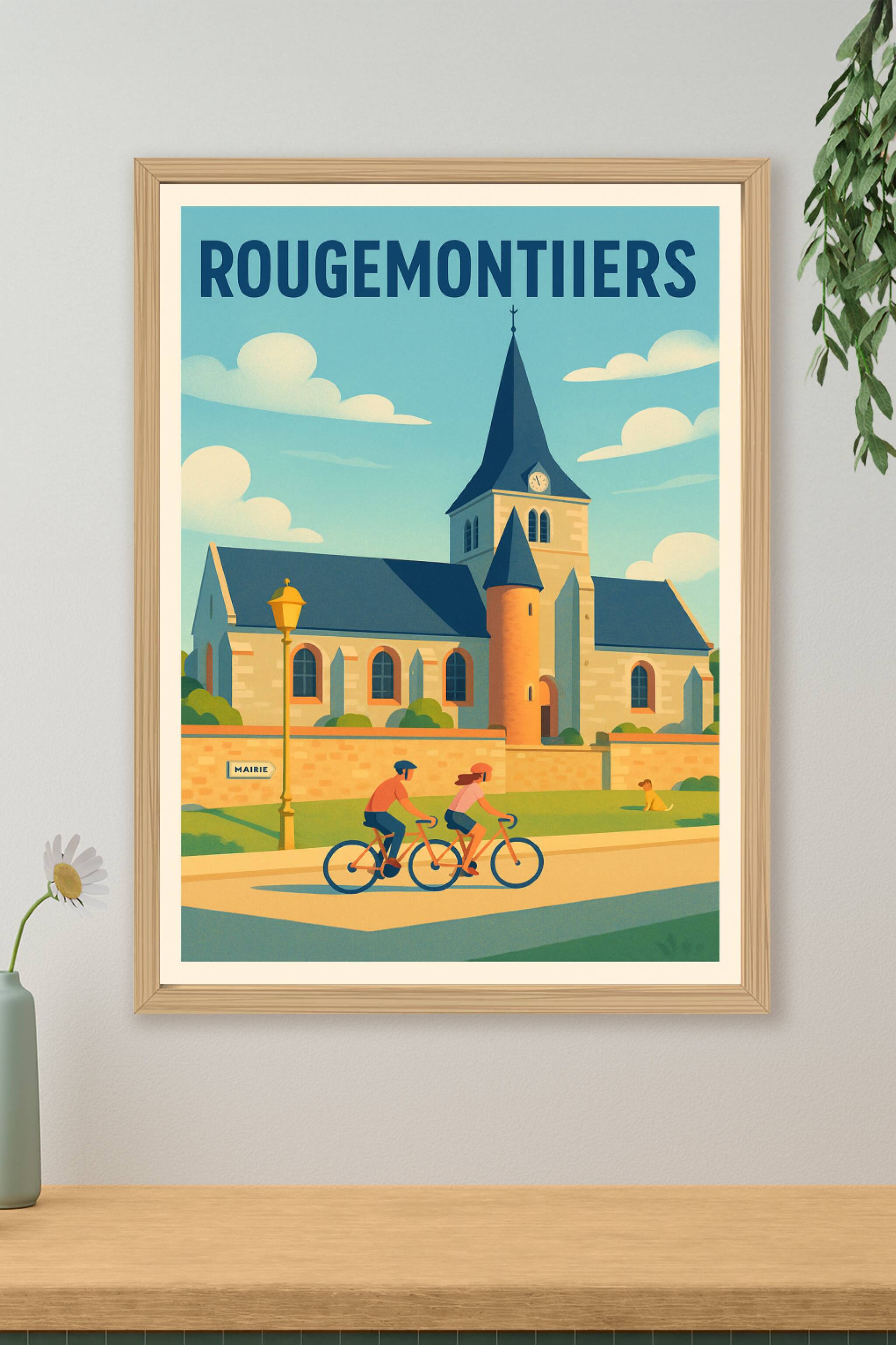 Affiche de Rougemontiers - Charme et sérénité au cœur du village