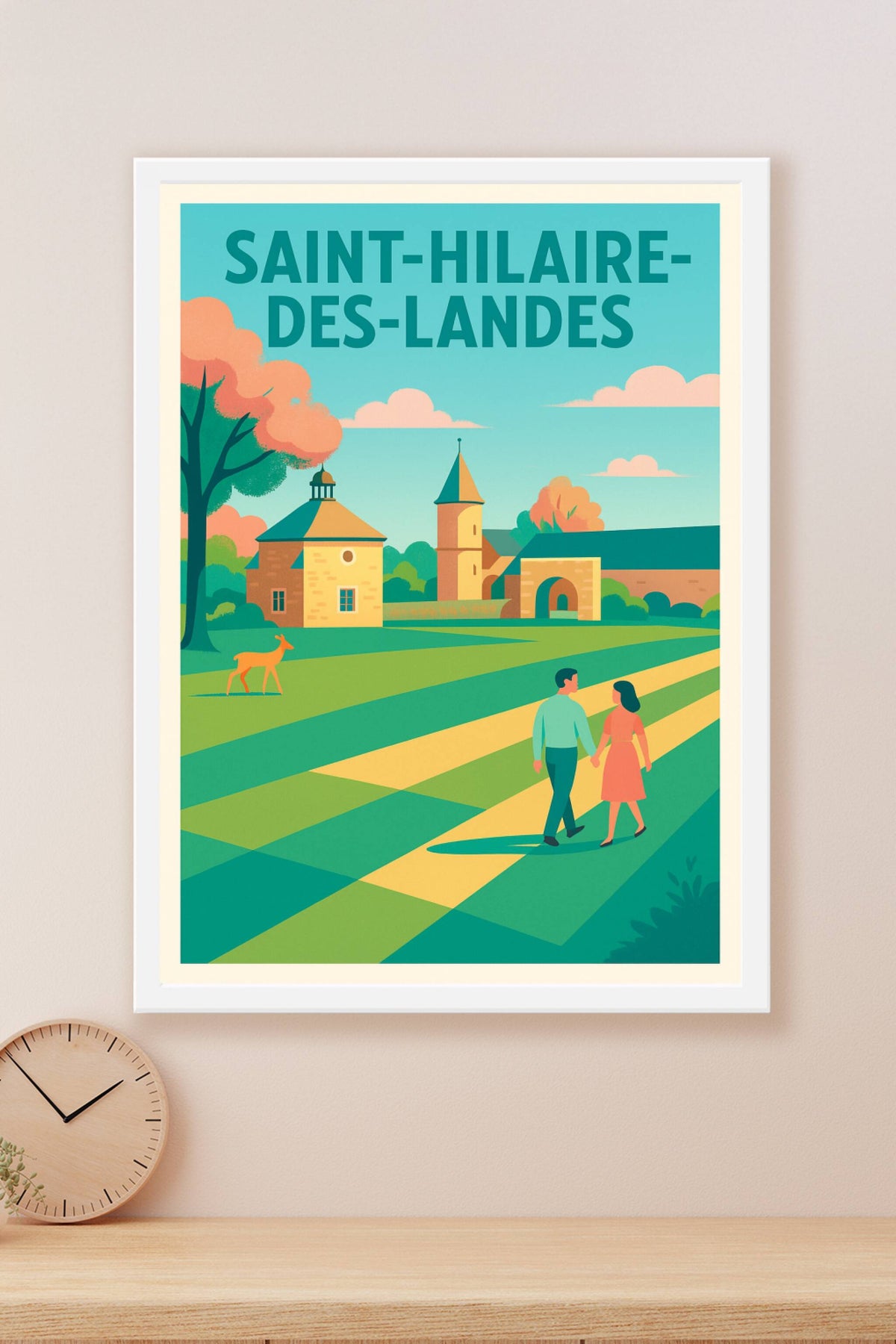 Affiche de Saint-Hilaire-des-Landes - Promenade bucolique au cœur de la nature