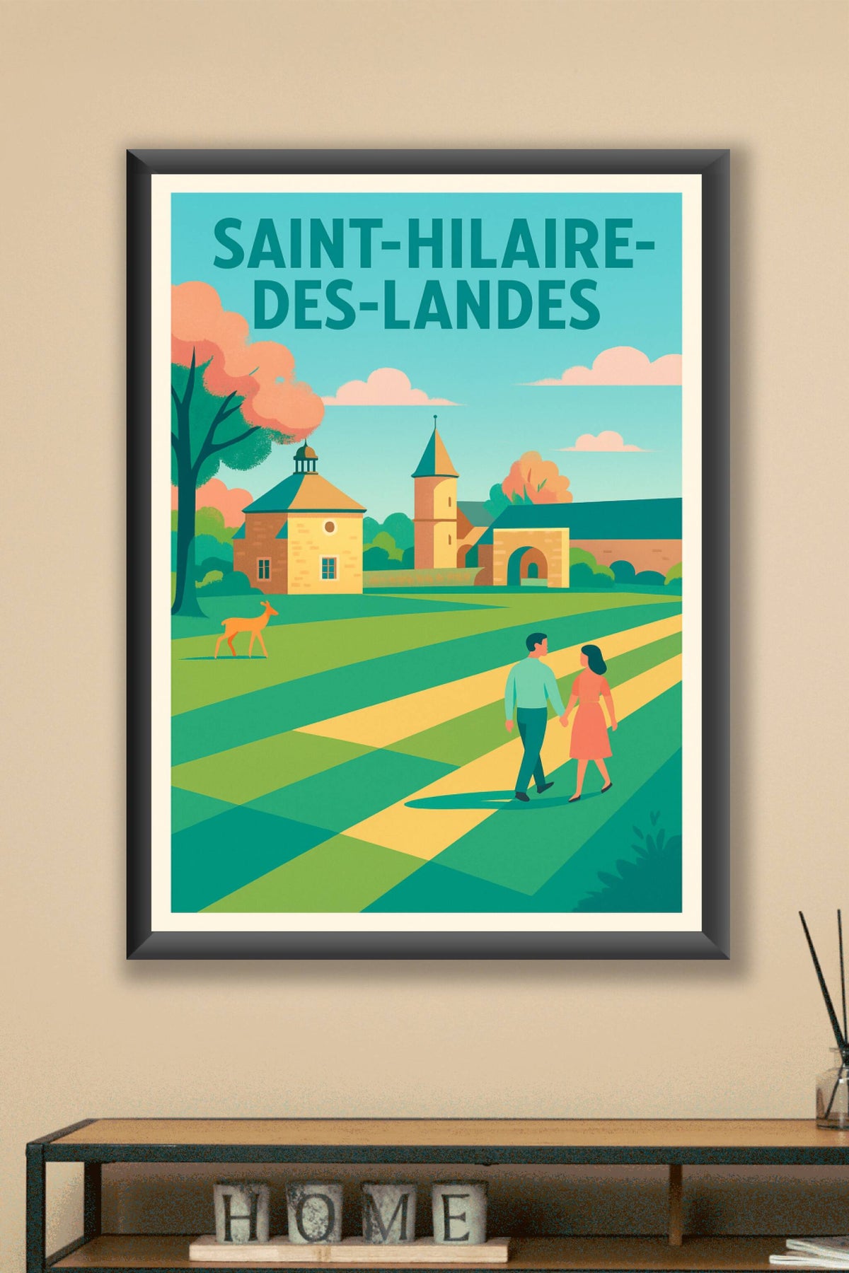 Affiche de Saint-Hilaire-des-Landes - Promenade bucolique au cœur de la nature