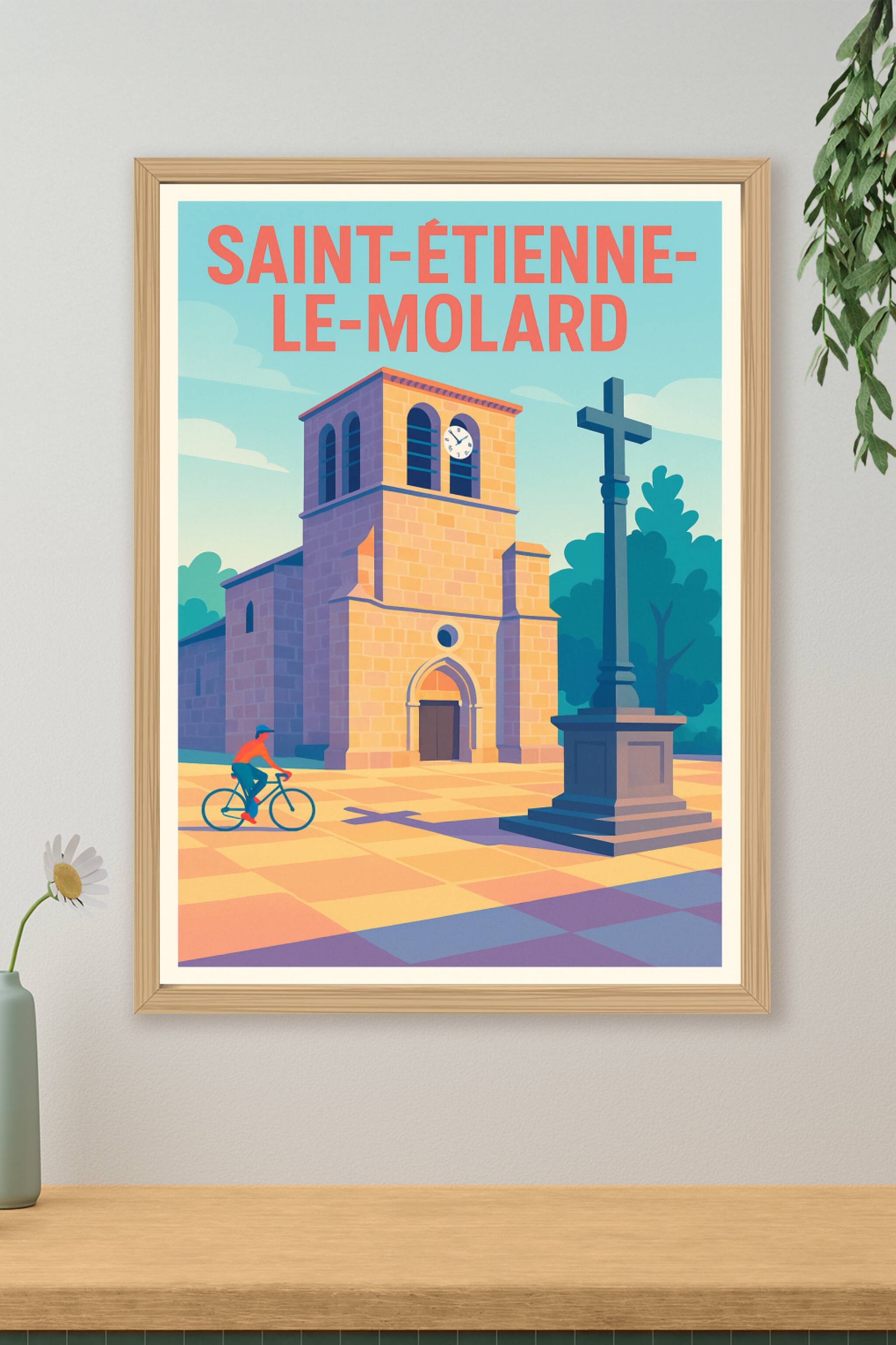 Affiche de Saint-Étienne-le-Molard - Charme et sérénité au cœur du village