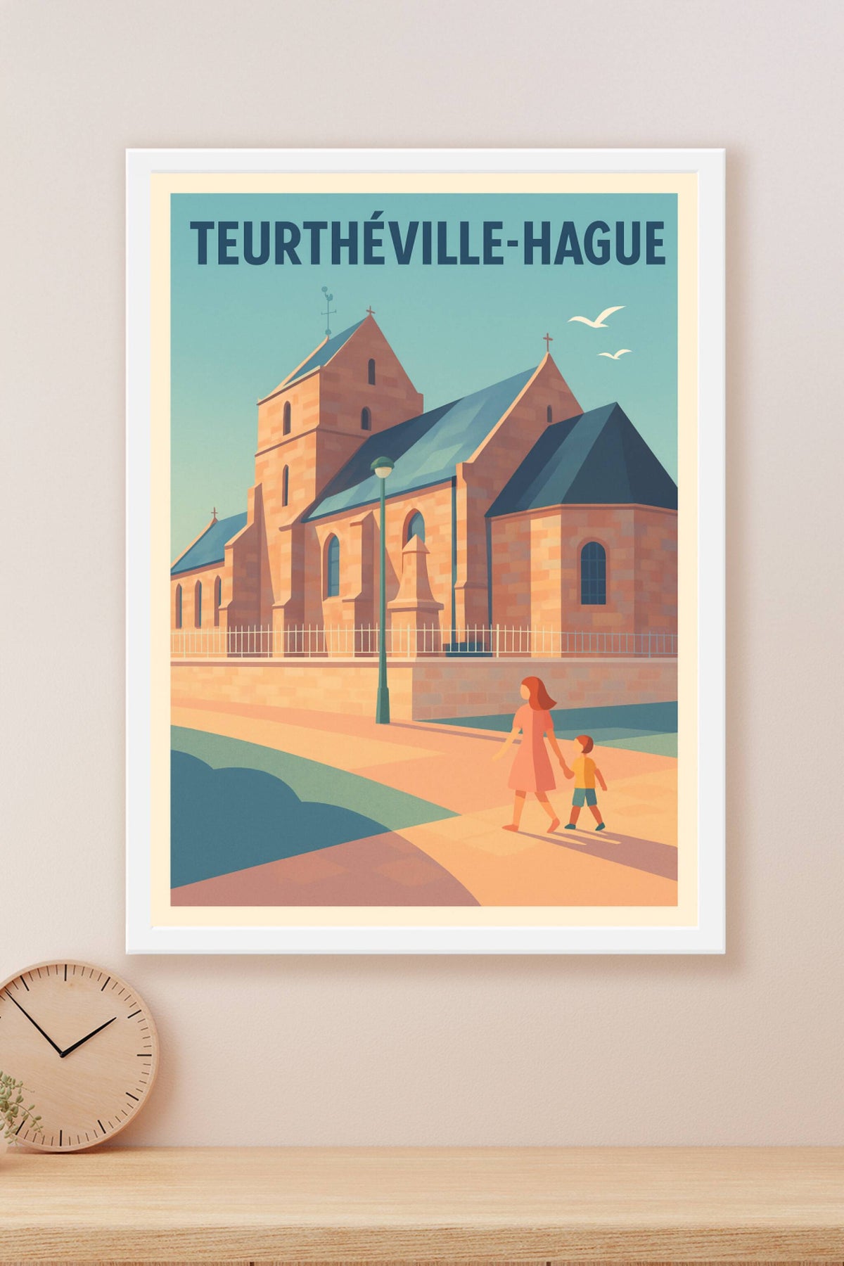 Affiche de Teurthéville-Hague - Charme et sérénité au cœur du village