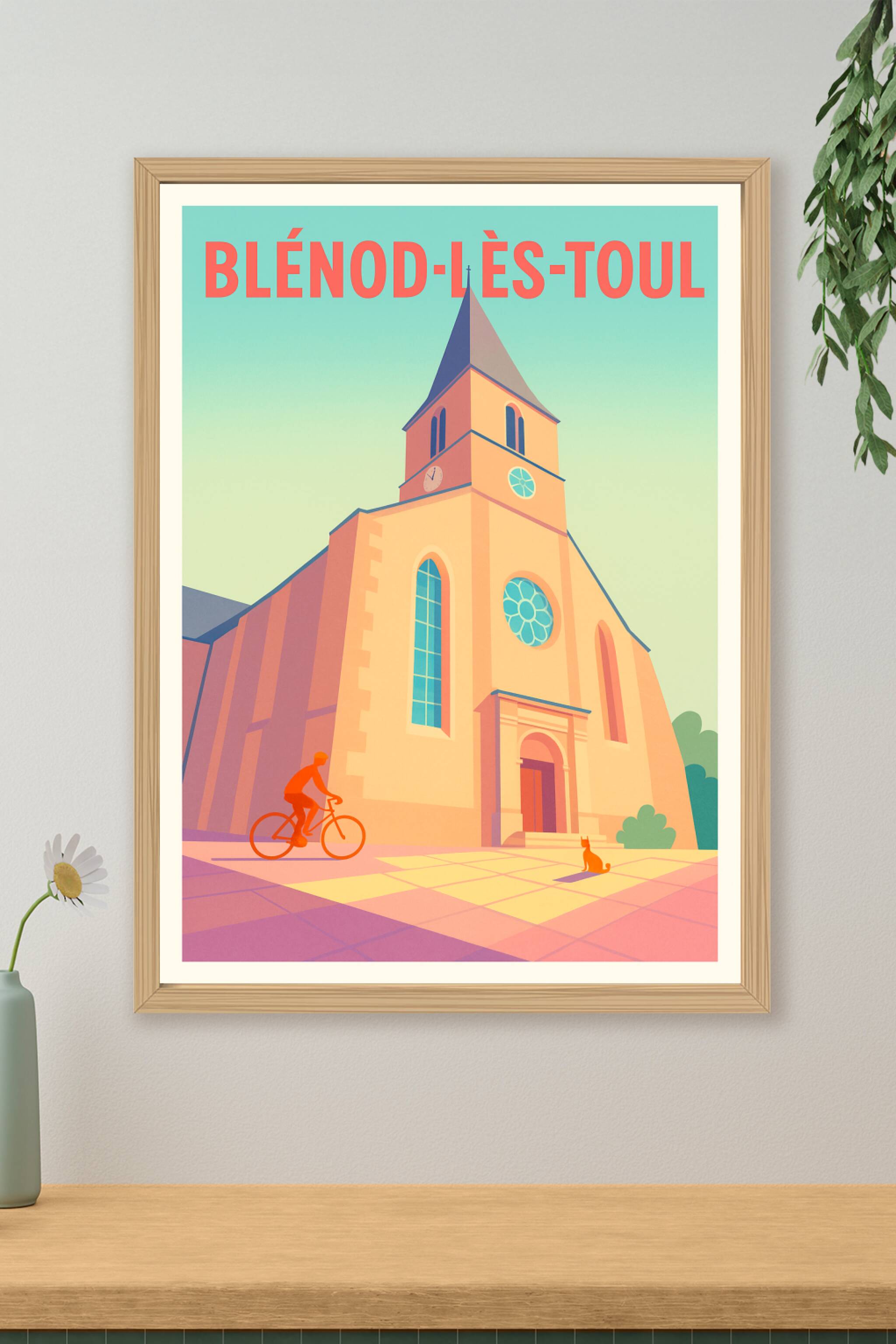 Affiche de Blénod-lès-Toul - Charme paisible et architecture emblématique