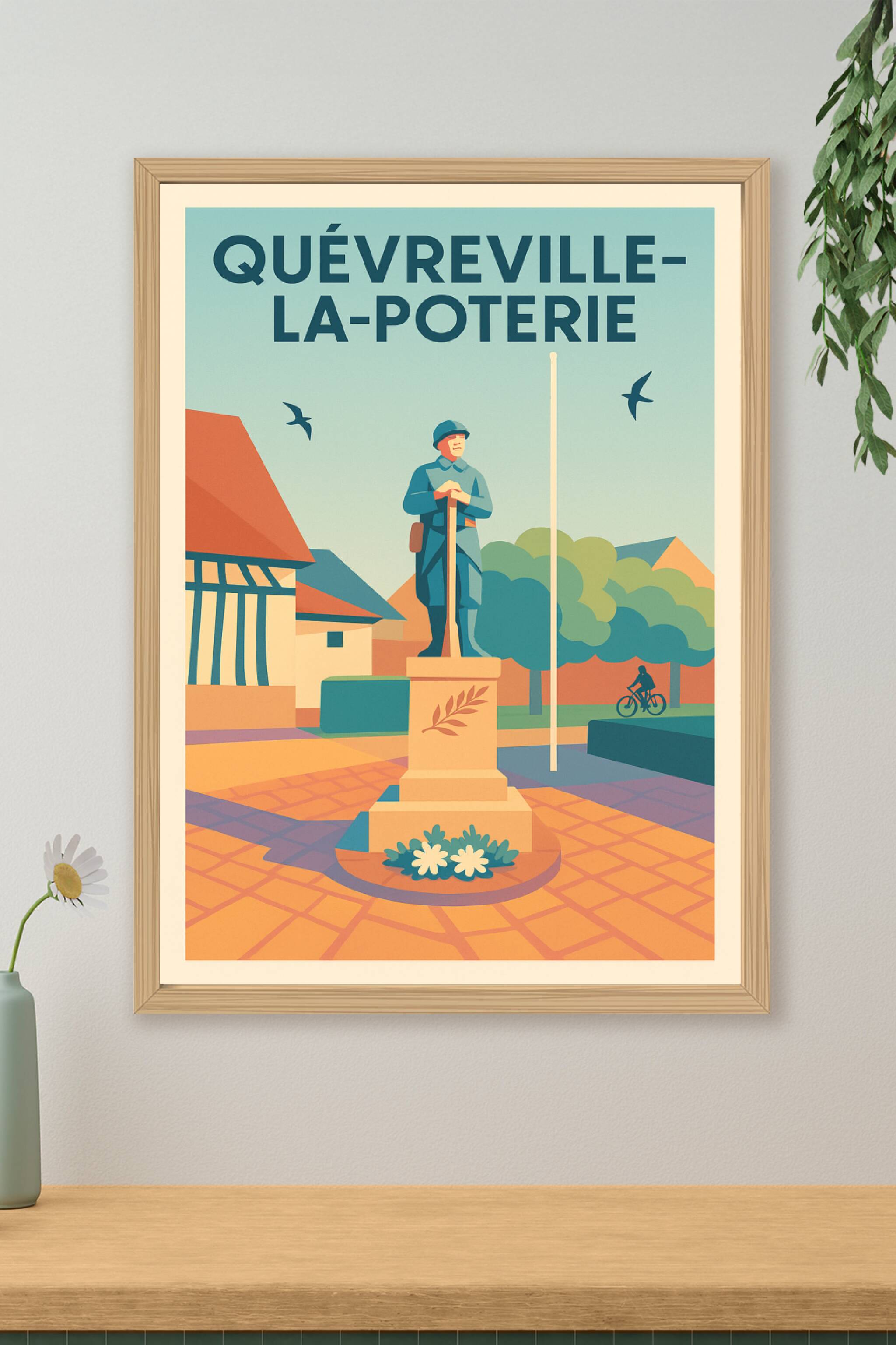 Affiche de Quévreville-la-Poterie - Charme et Mémoire au cœur du village