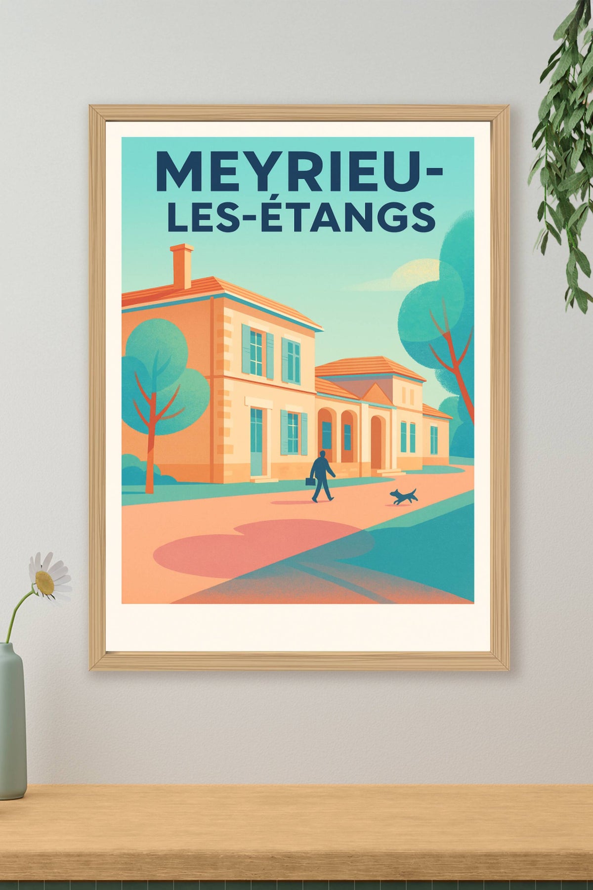 Affiche de Meyrieu-les-Étangs - Charme tranquille d'une balade matinale