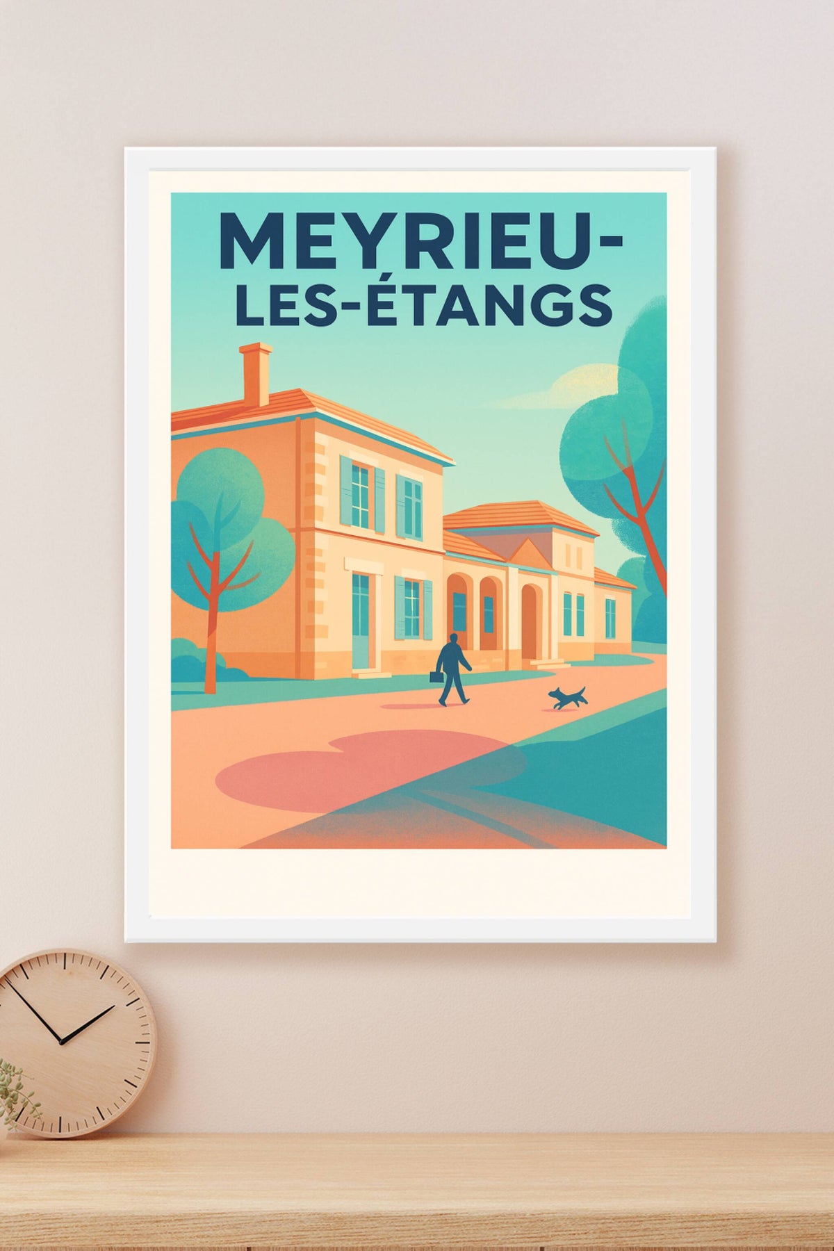 Affiche de Meyrieu-les-Étangs - Charme tranquille d'une balade matinale