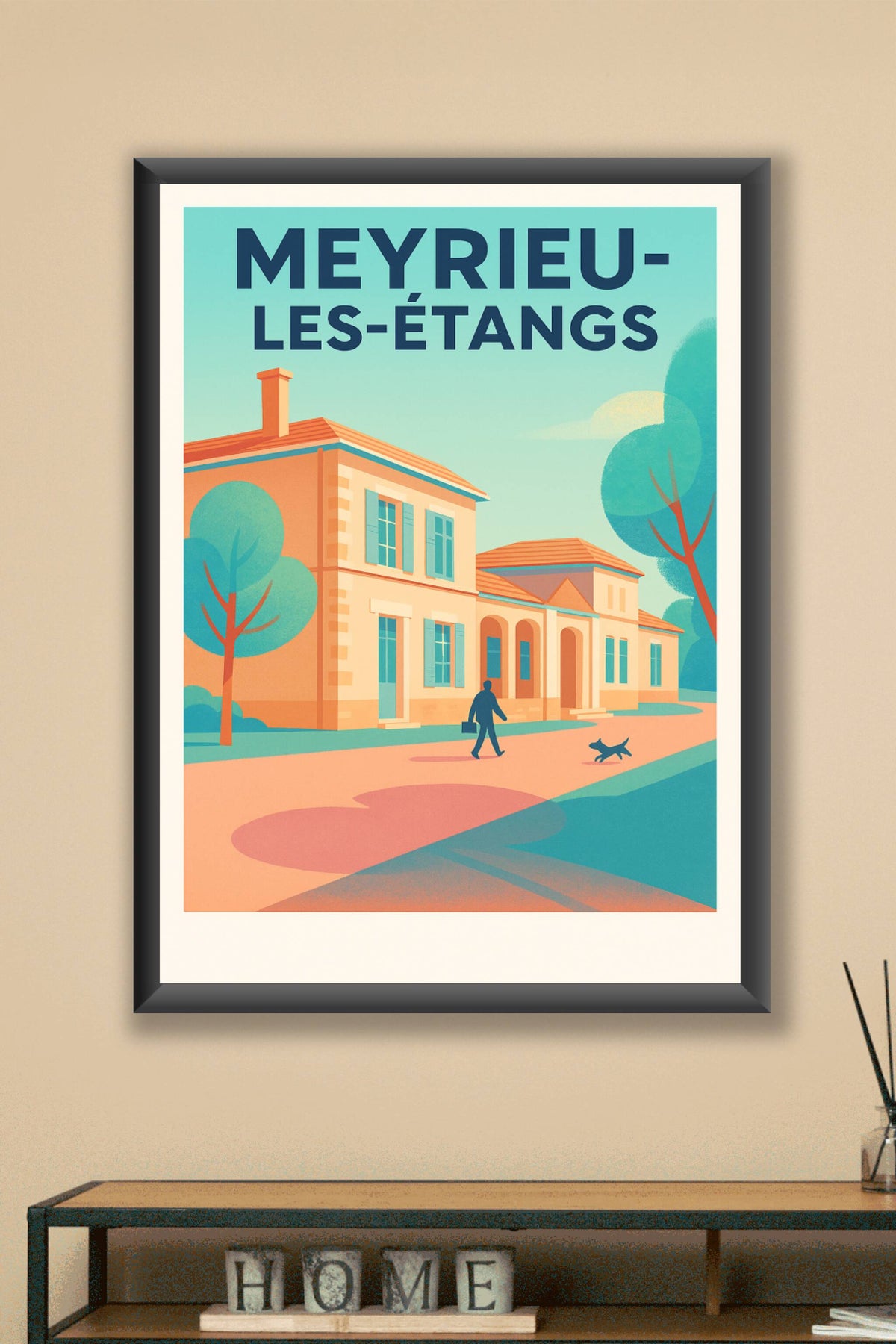 Affiche de Meyrieu-les-Étangs - Charme tranquille d'une balade matinale