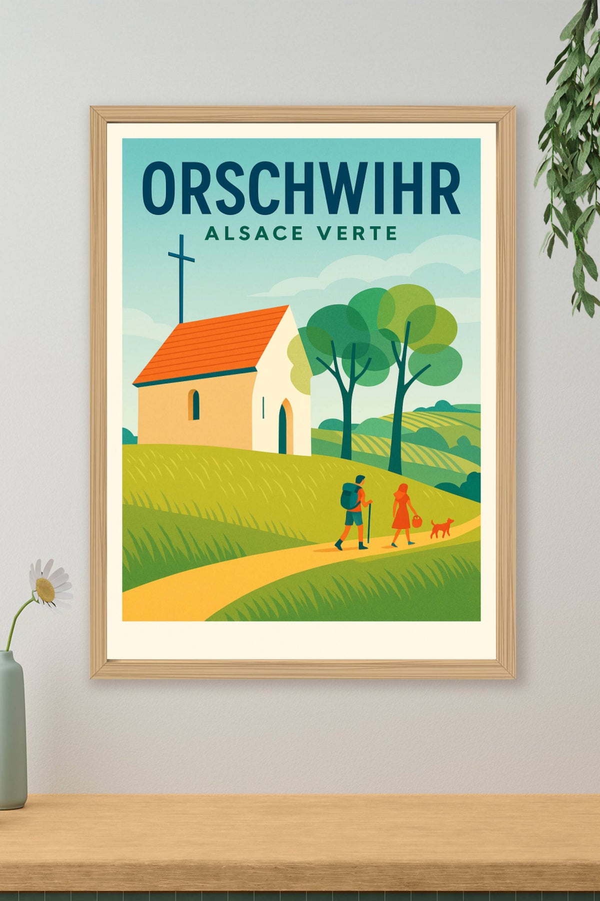Affiche de Orschwihr - Charme bucolique de l'Alsace Verte