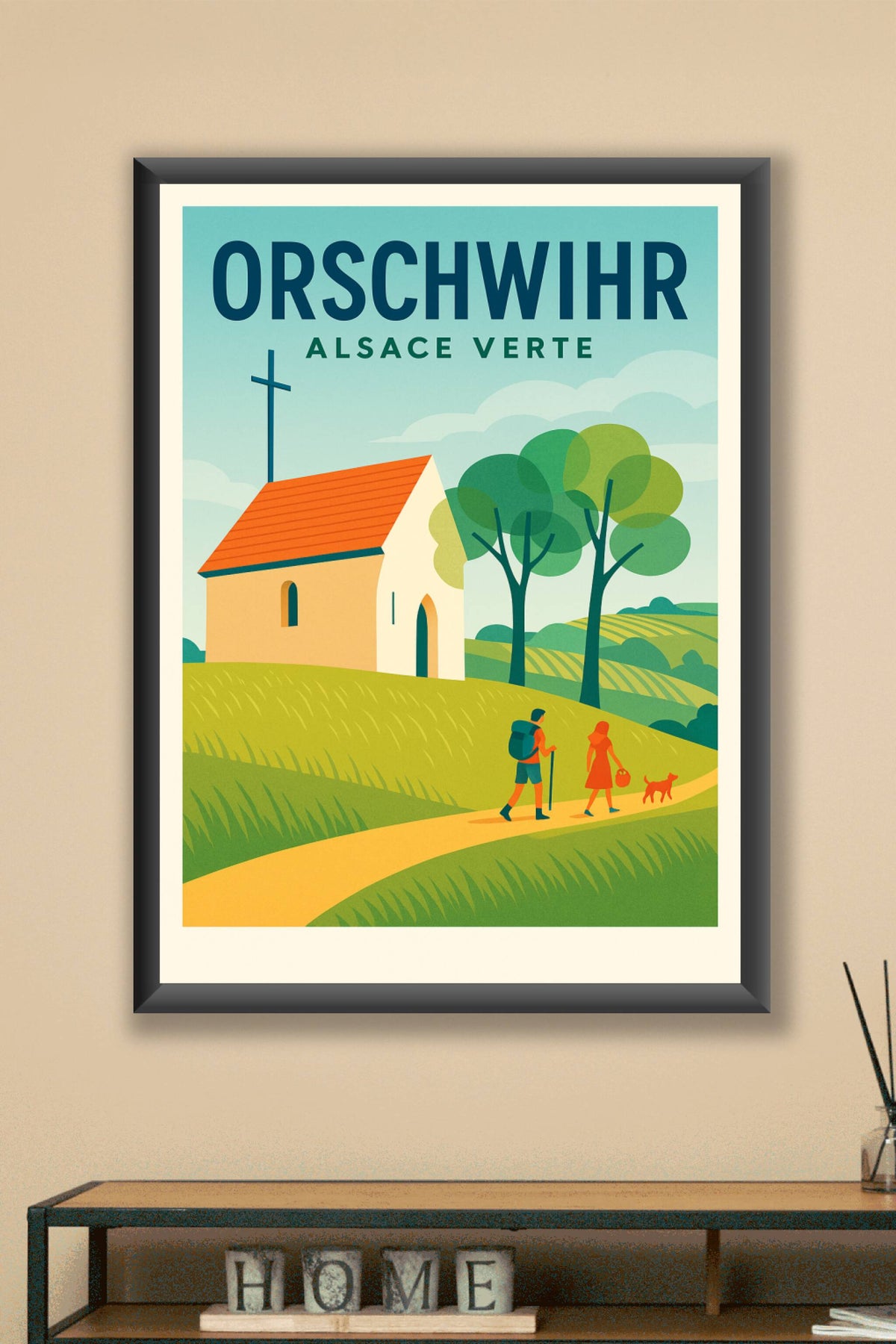 Affiche de Orschwihr - Charme bucolique de l'Alsace Verte