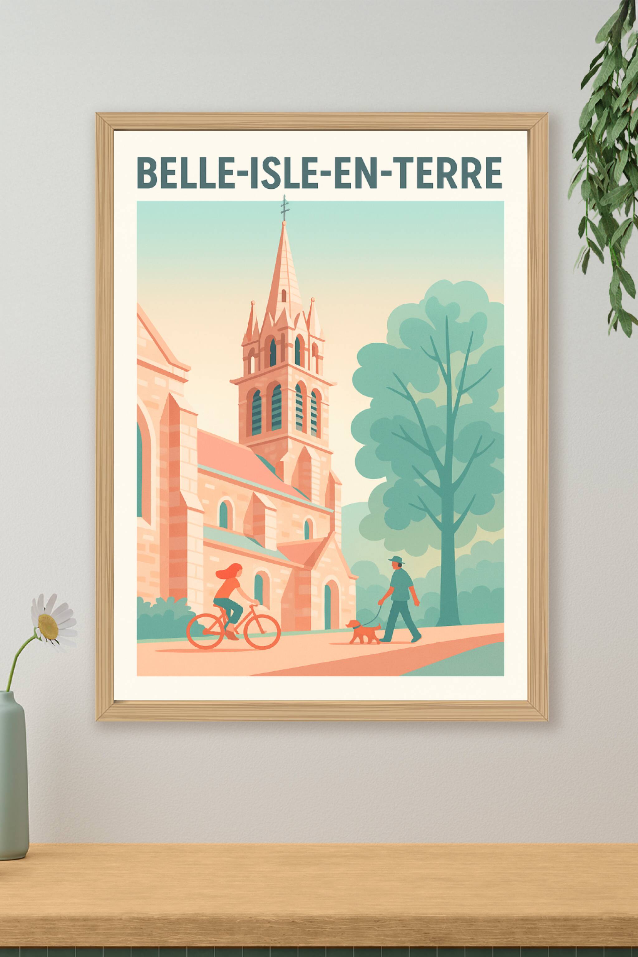 Affiche de Belle-Isle-en-Terre - Charme et sérénité au cœur de la Bretagne