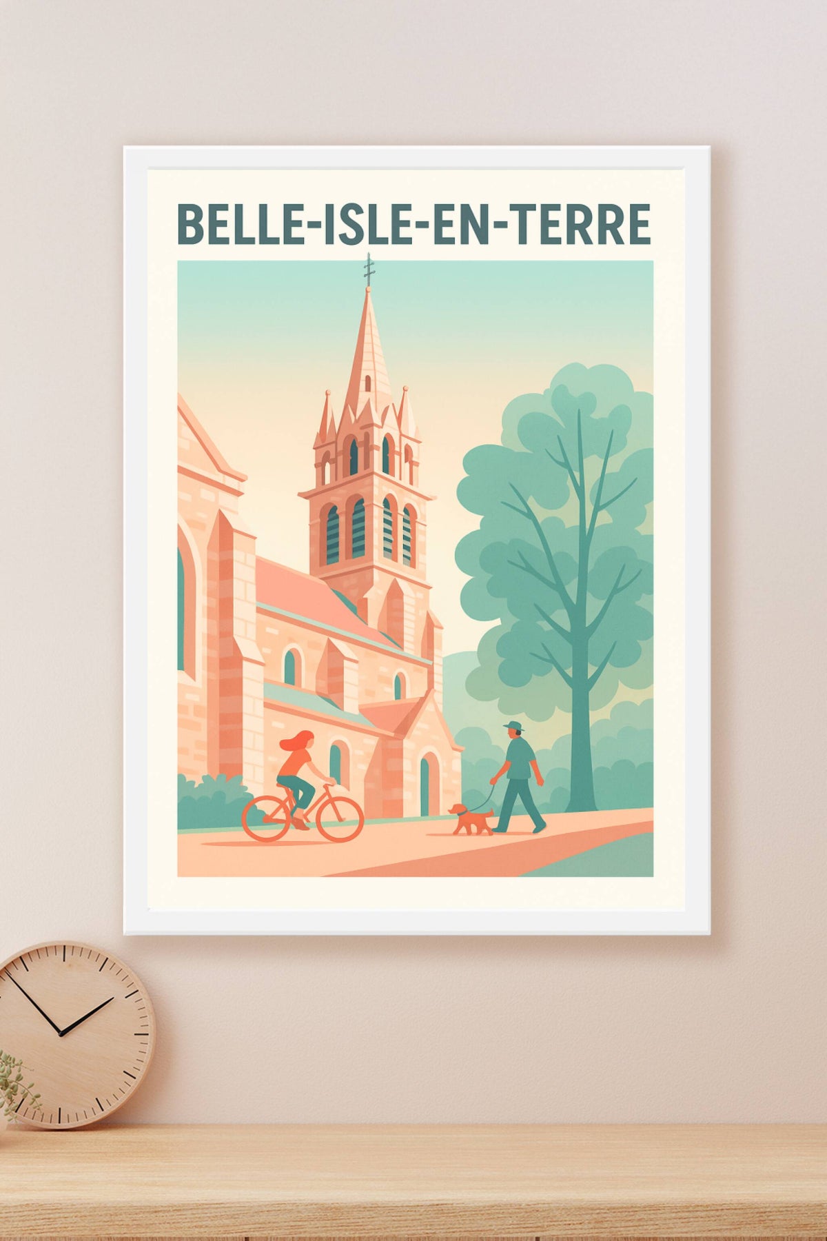 Affiche de Belle-Isle-en-Terre - Charme et sérénité au cœur de la Bretagne