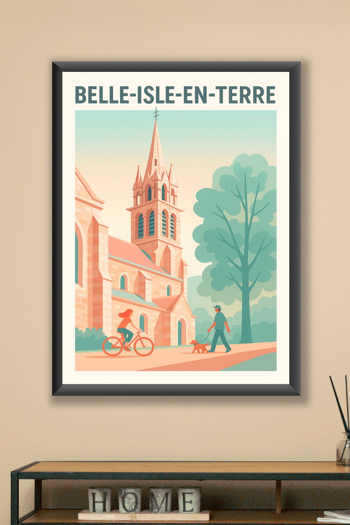 Affiche de Belle-Isle-en-Terre - Charme et sérénité au cœur de la Bretagne