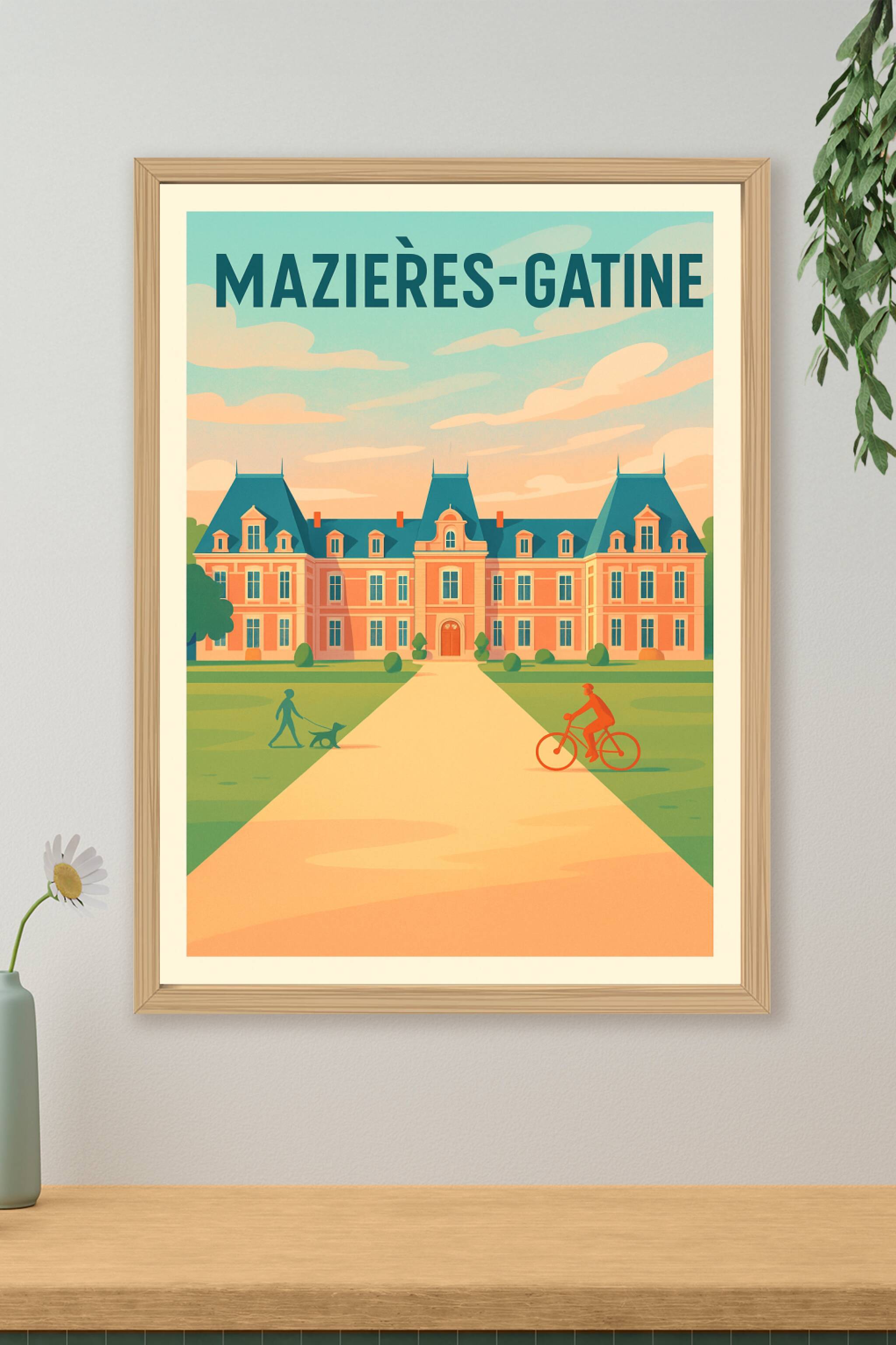 Affiche de Mazières-en-Gâtine - Élégance et sérénité au cœur de la campagne