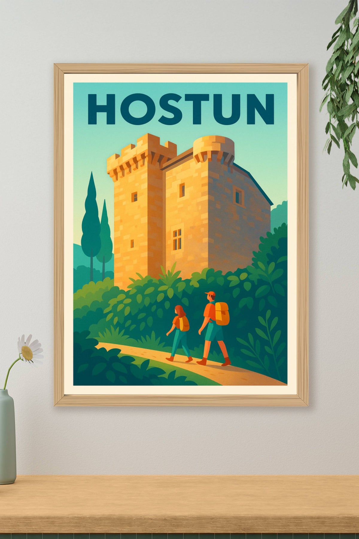 Affiche de Hostun - L'élégance médiévale au cœur de la nature