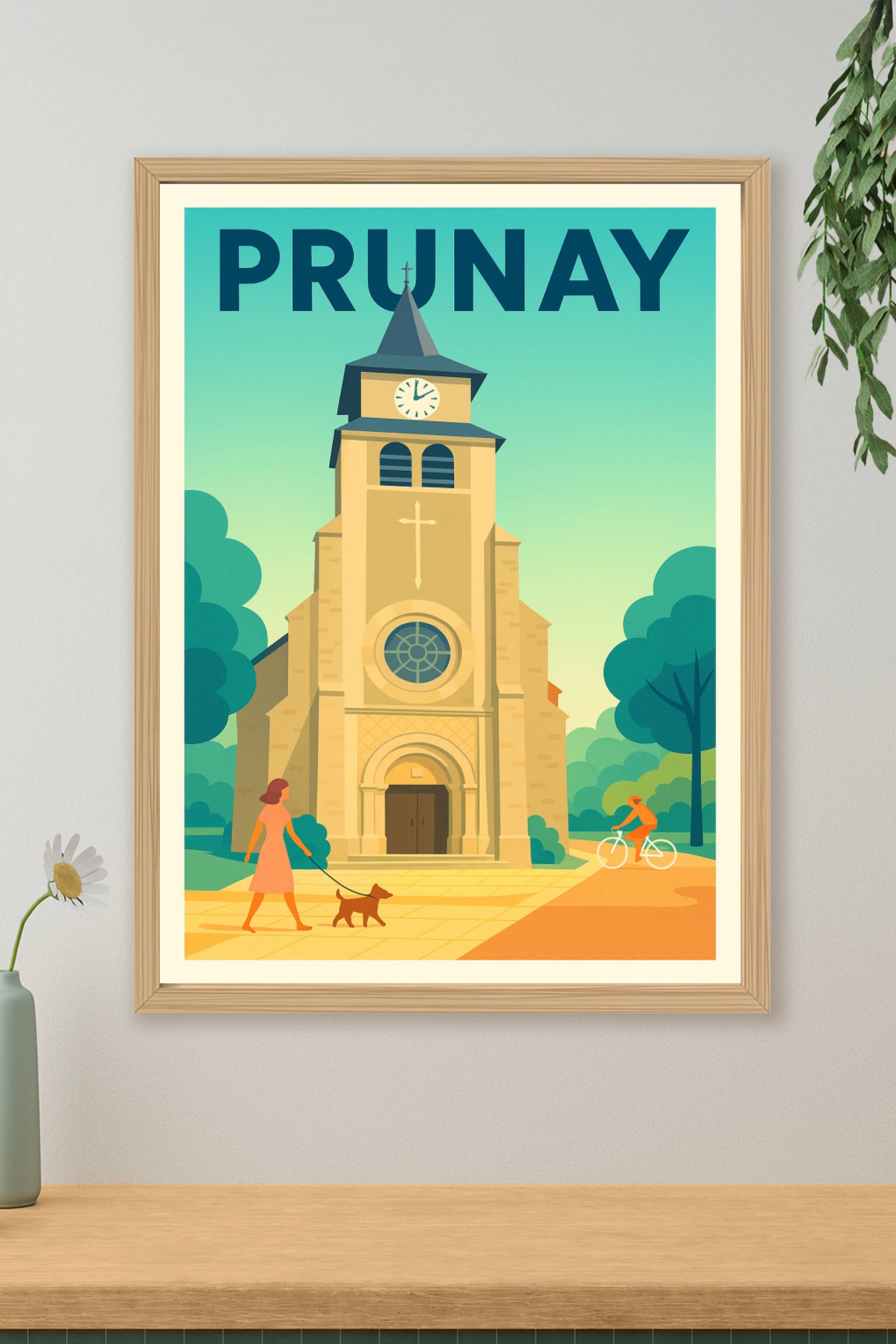 Affiche de Prunay - Charme et sérénité au cœur du village