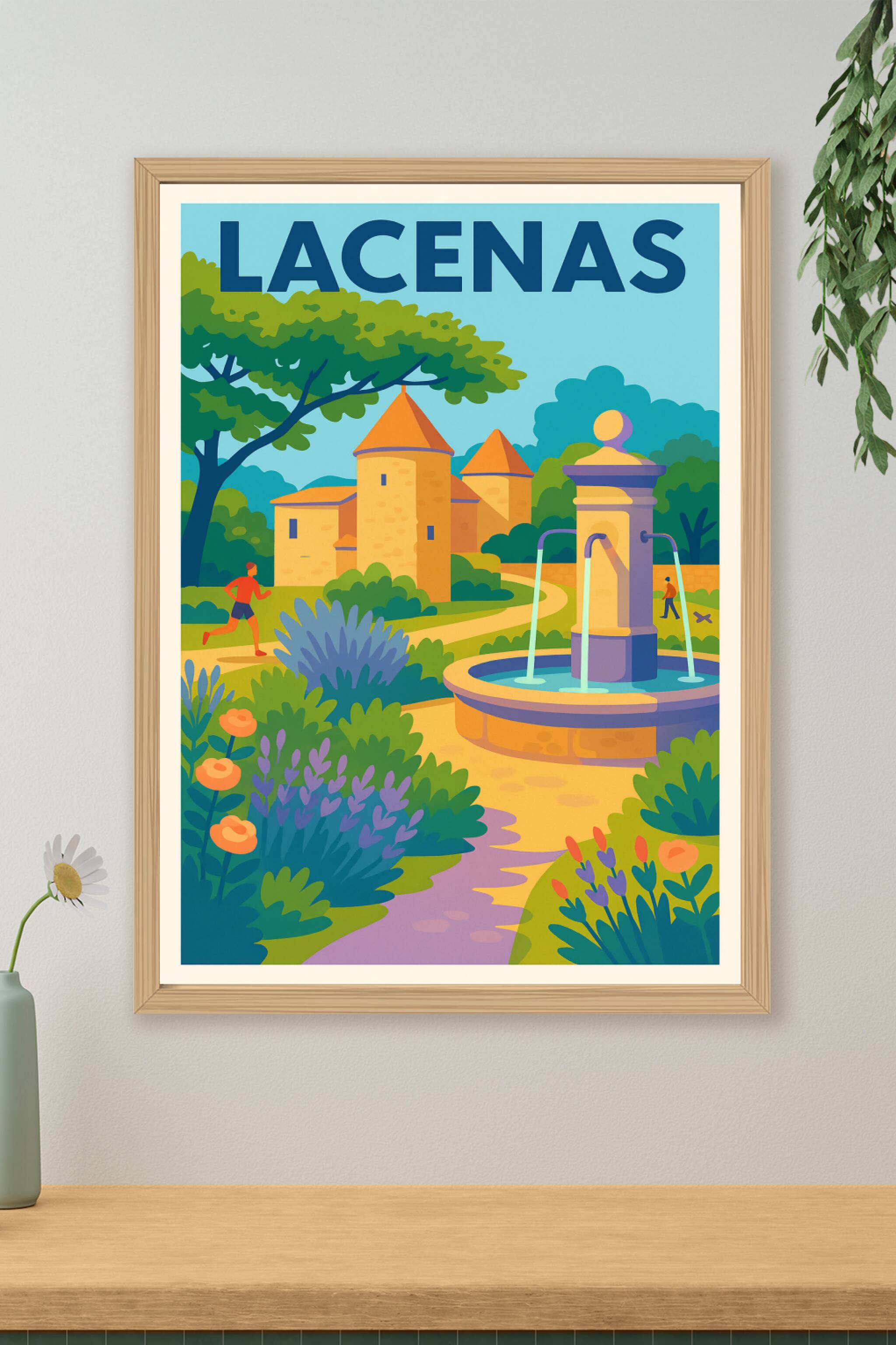 Affiche de Lacenas - L'art de la promenade en pleine nature