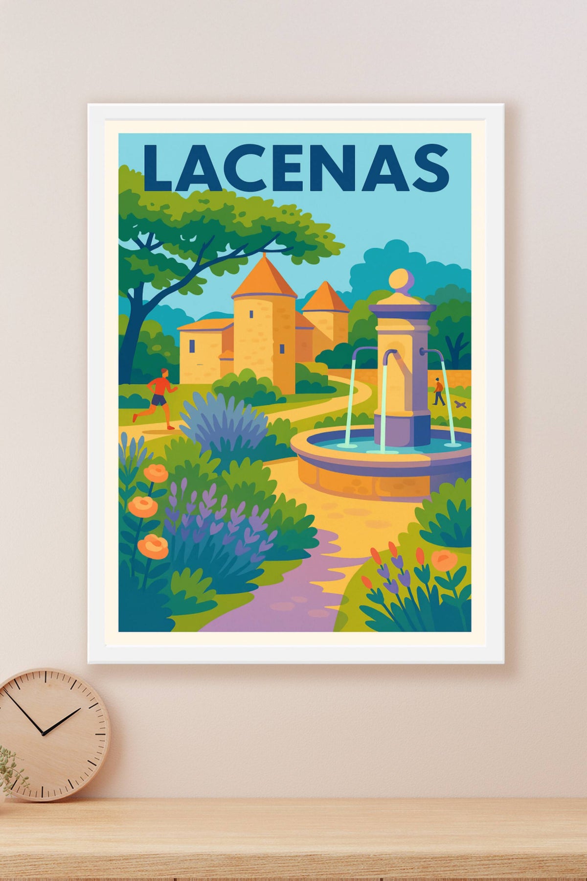 Affiche de Lacenas - L'art de la promenade en pleine nature