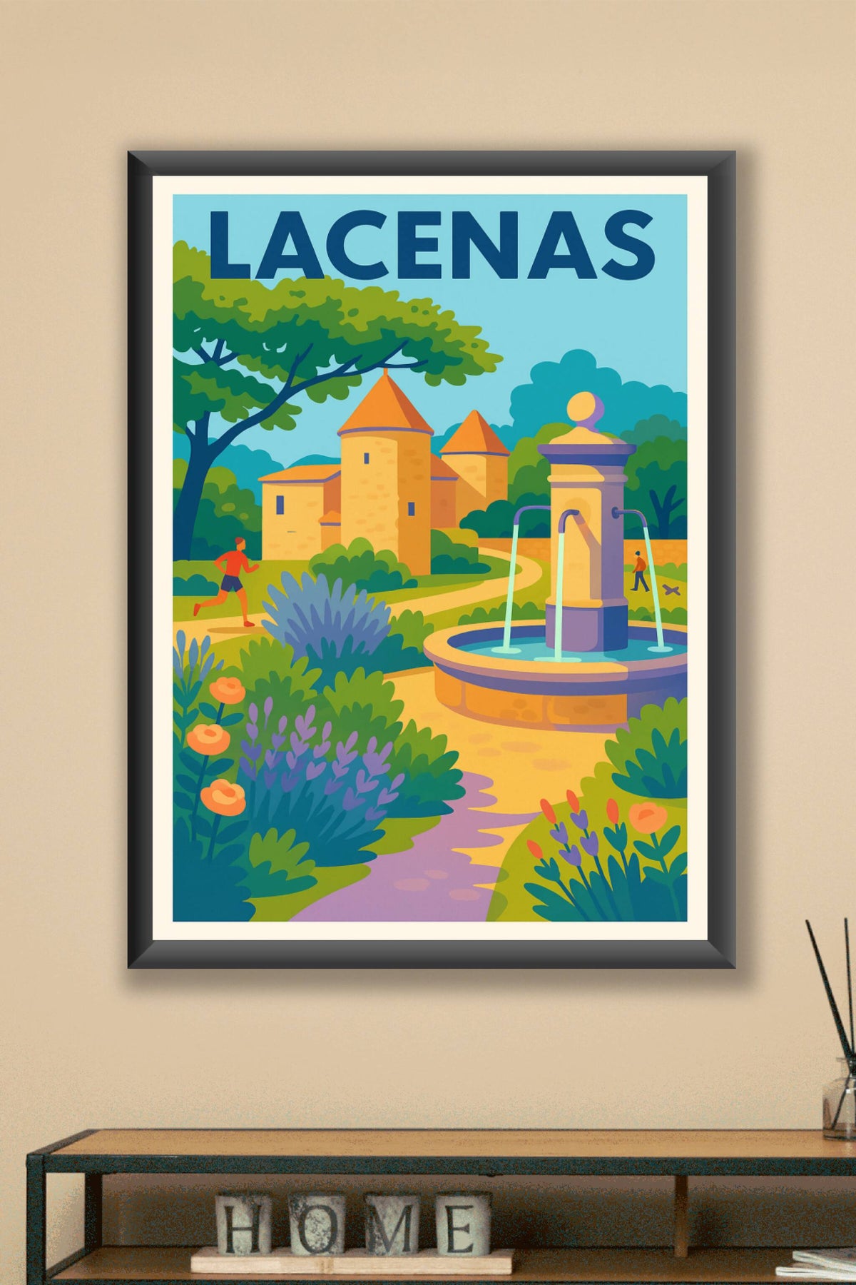 Affiche de Lacenas - L'art de la promenade en pleine nature