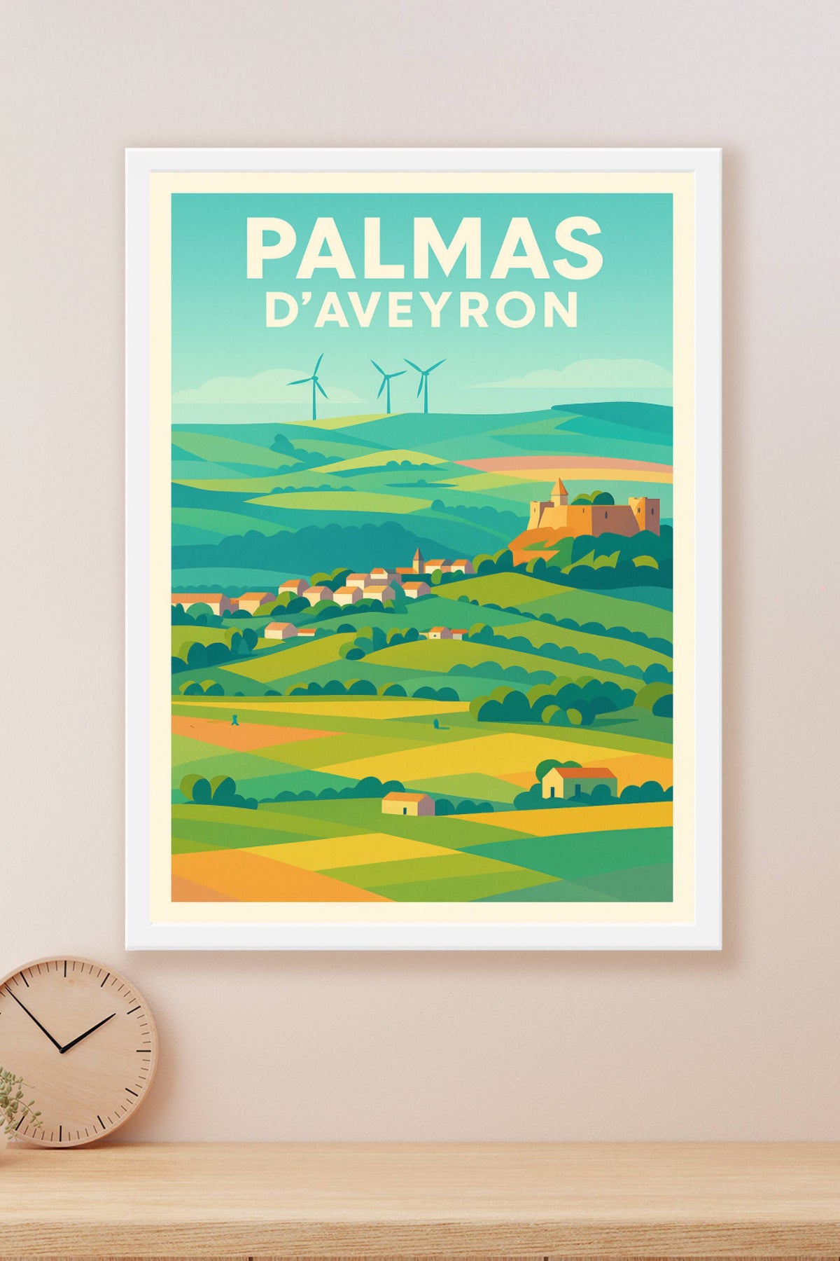 Affiche de Palmas d'Aveyron - Évasion champêtre au cœur des paysages vallonnés