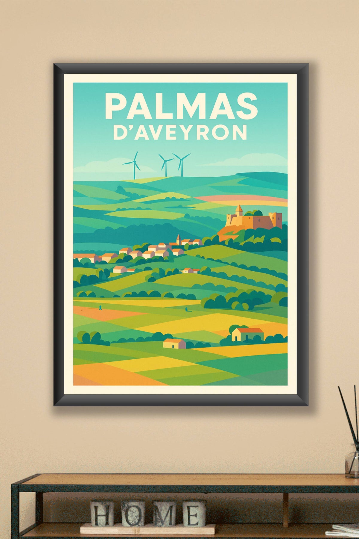 Affiche de Palmas d'Aveyron - Évasion champêtre au cœur des paysages vallonnés