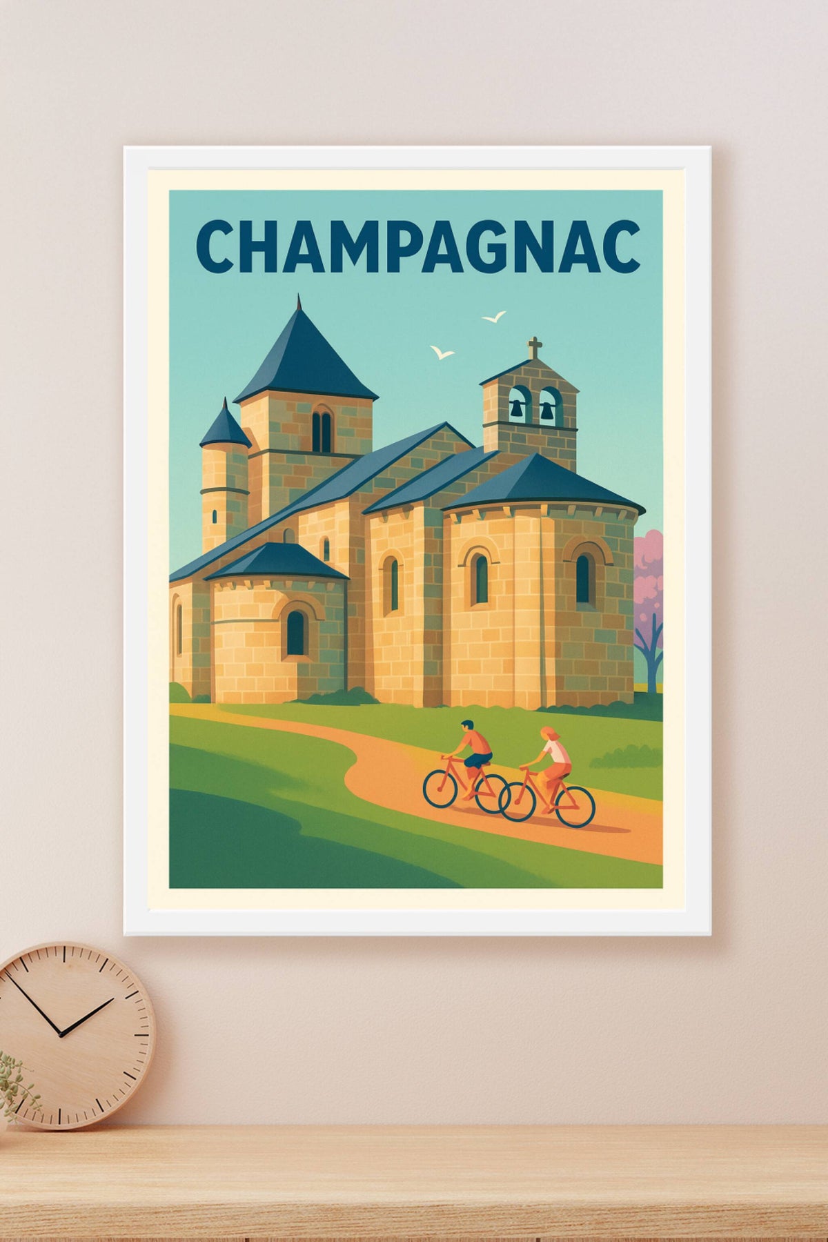 Affiche de Champagnac - Escapade à vélo au cœur du patrimoine