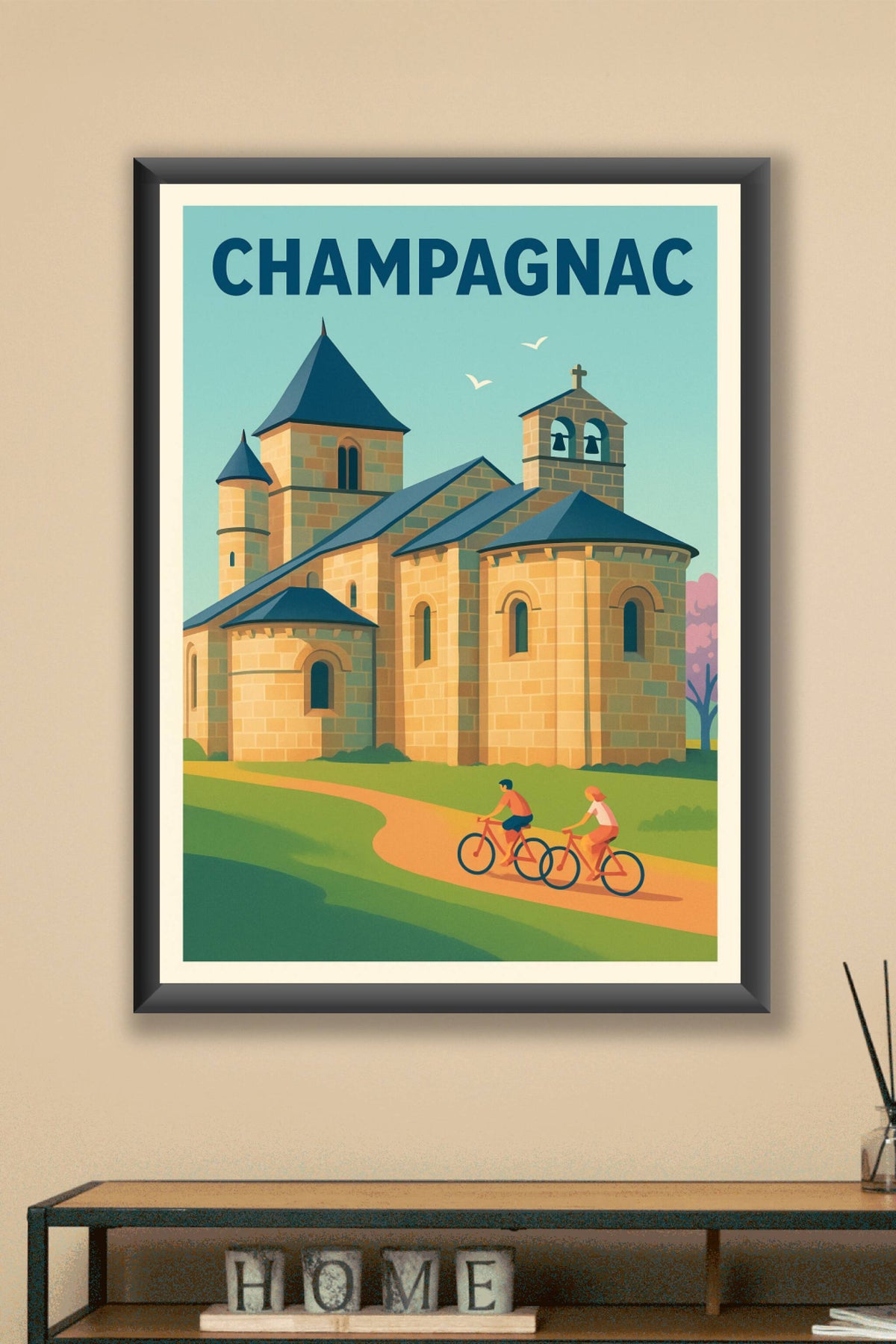 Affiche de Champagnac - Escapade à vélo au cœur du patrimoine