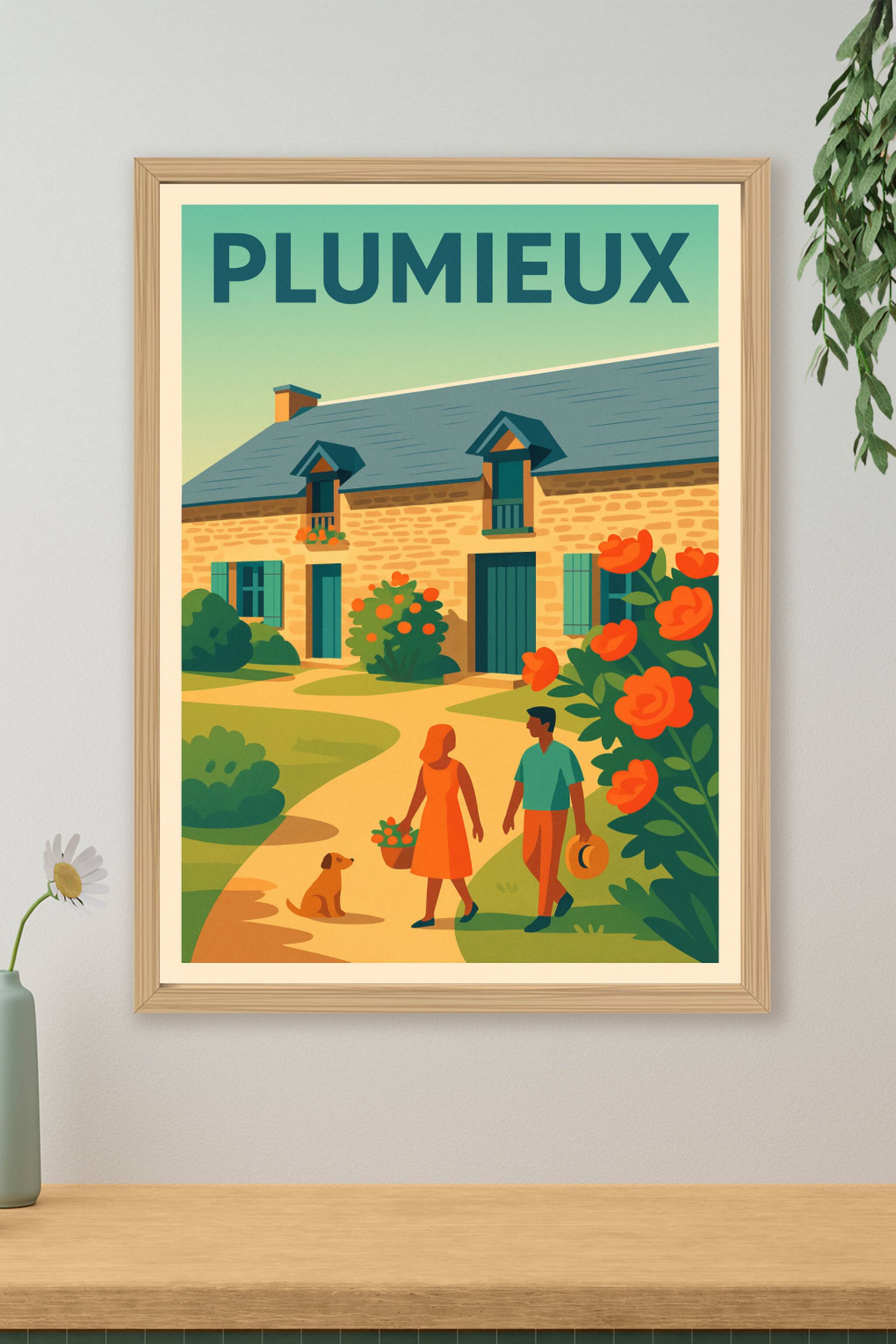 Affiche de Plumieux - Charmante balade au cœur de la campagne bretonne