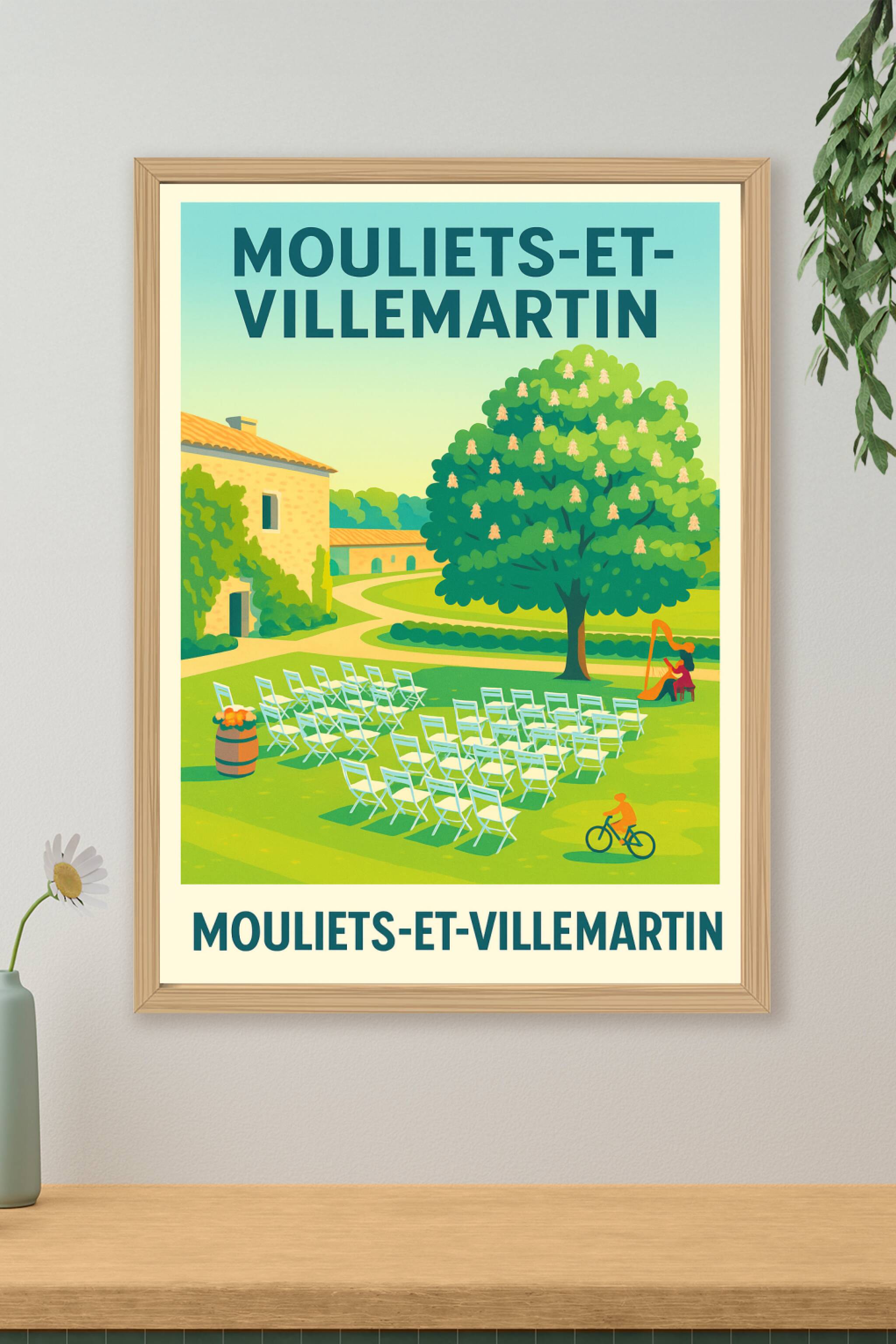 Affiche de Mouliets-et-Villemartin - Charme bucolique et douceur de vivre