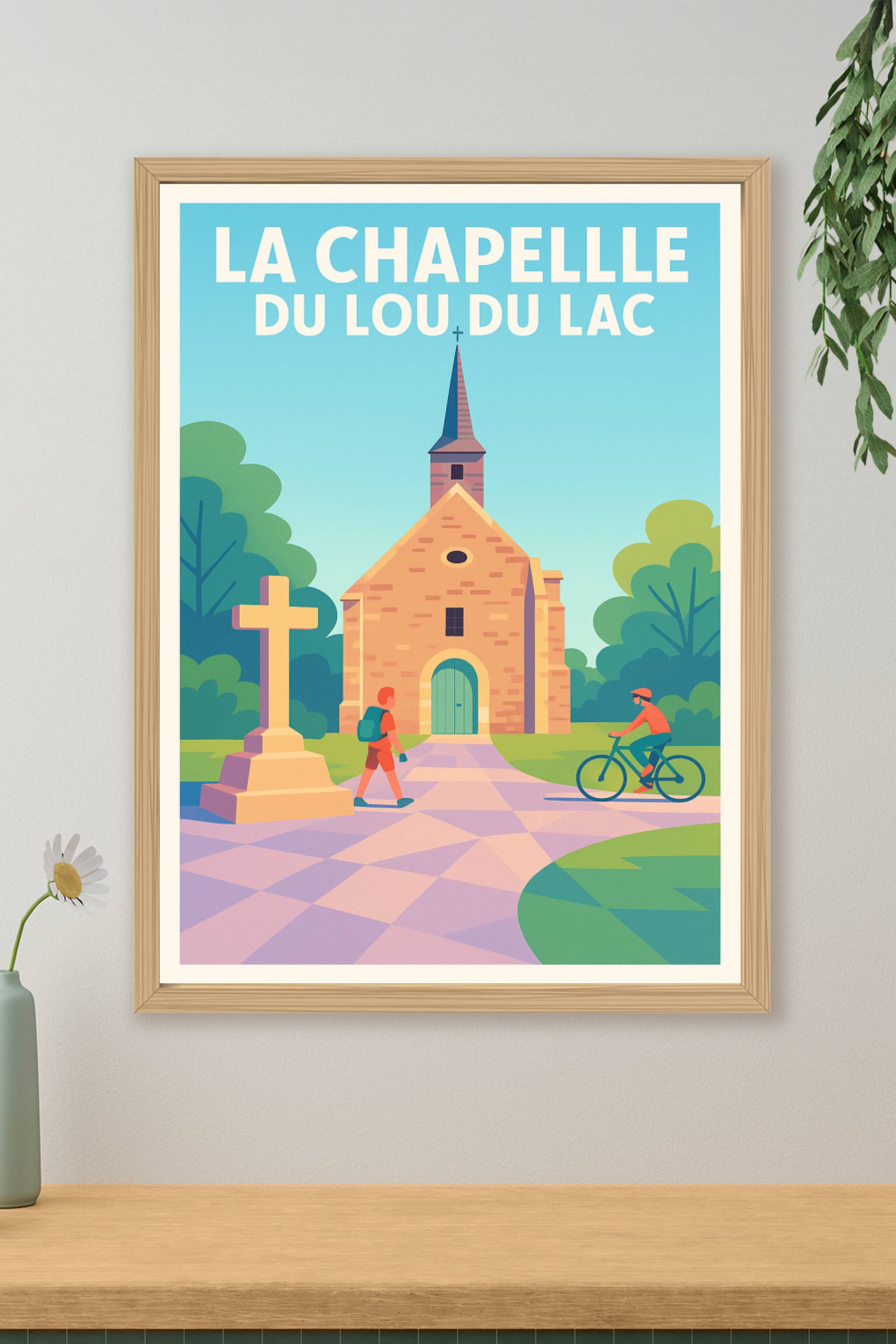 Affiche de La Chapelle du Lou du Lac - Tranquillité et patrimoine à portée de vue
