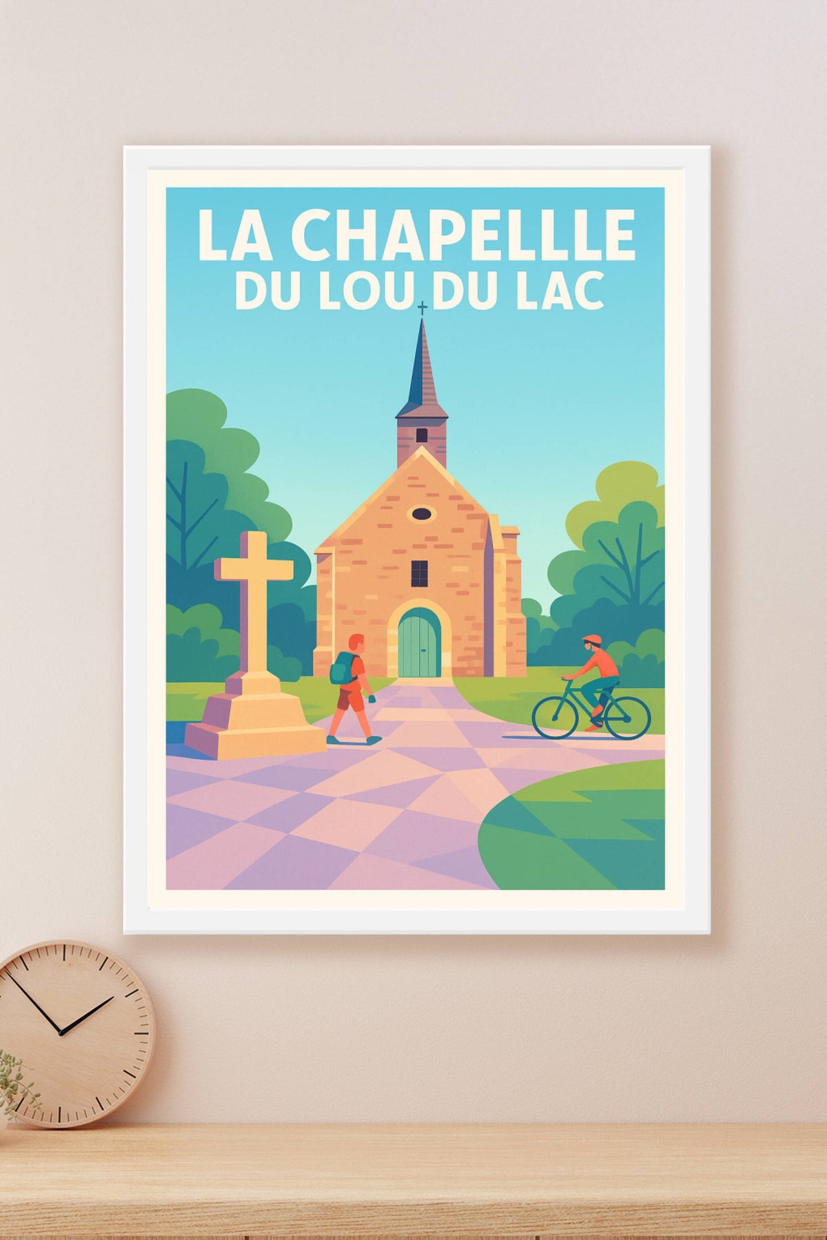 Affiche de La Chapelle du Lou du Lac - Tranquillité et patrimoine à portée de vue