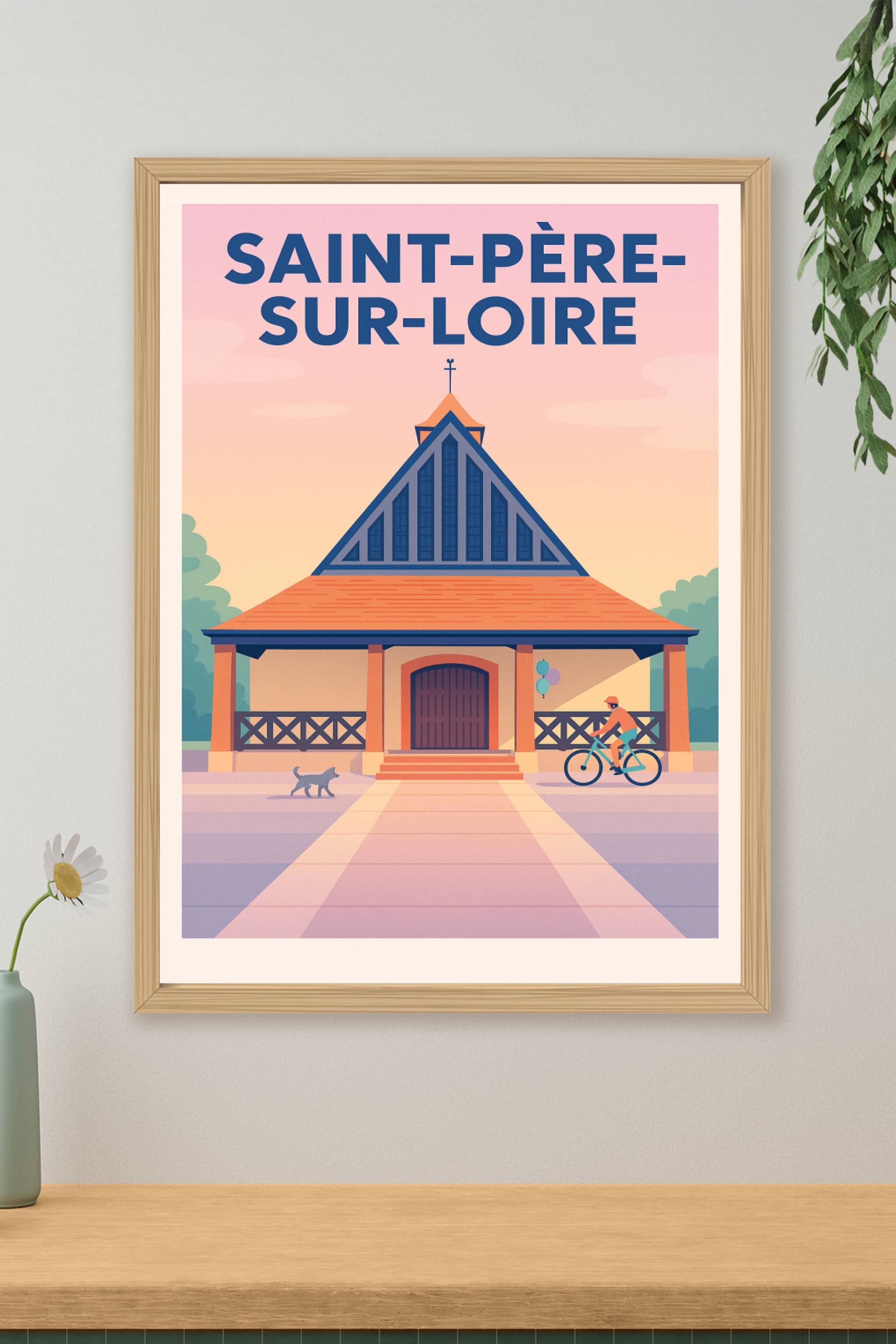 Affiche de Saint-Père-sur-Loire - Douceur et charme au fil de la Loire