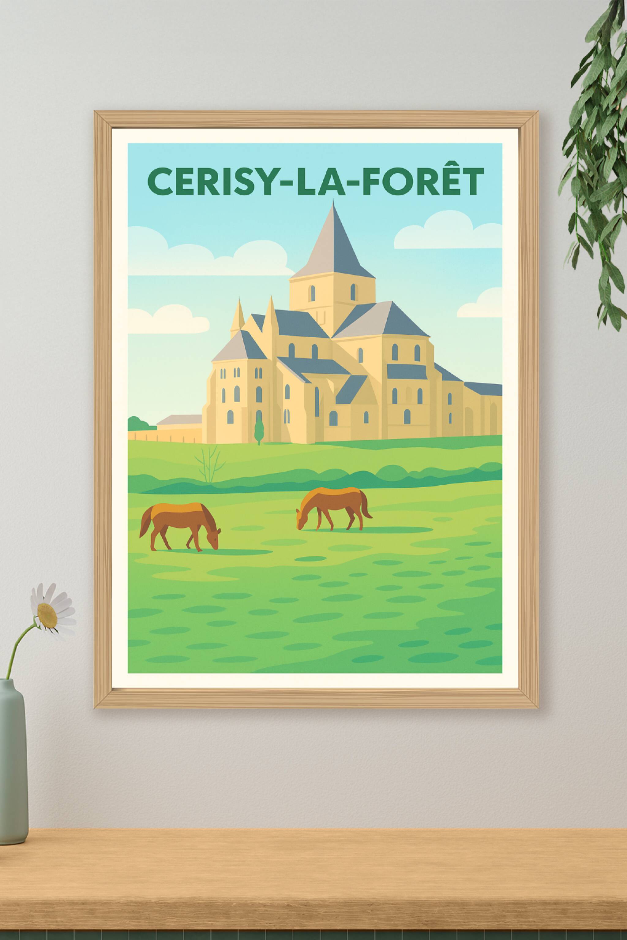 Affiche de Cerisy-la-Forêt - Charme bucolique normand